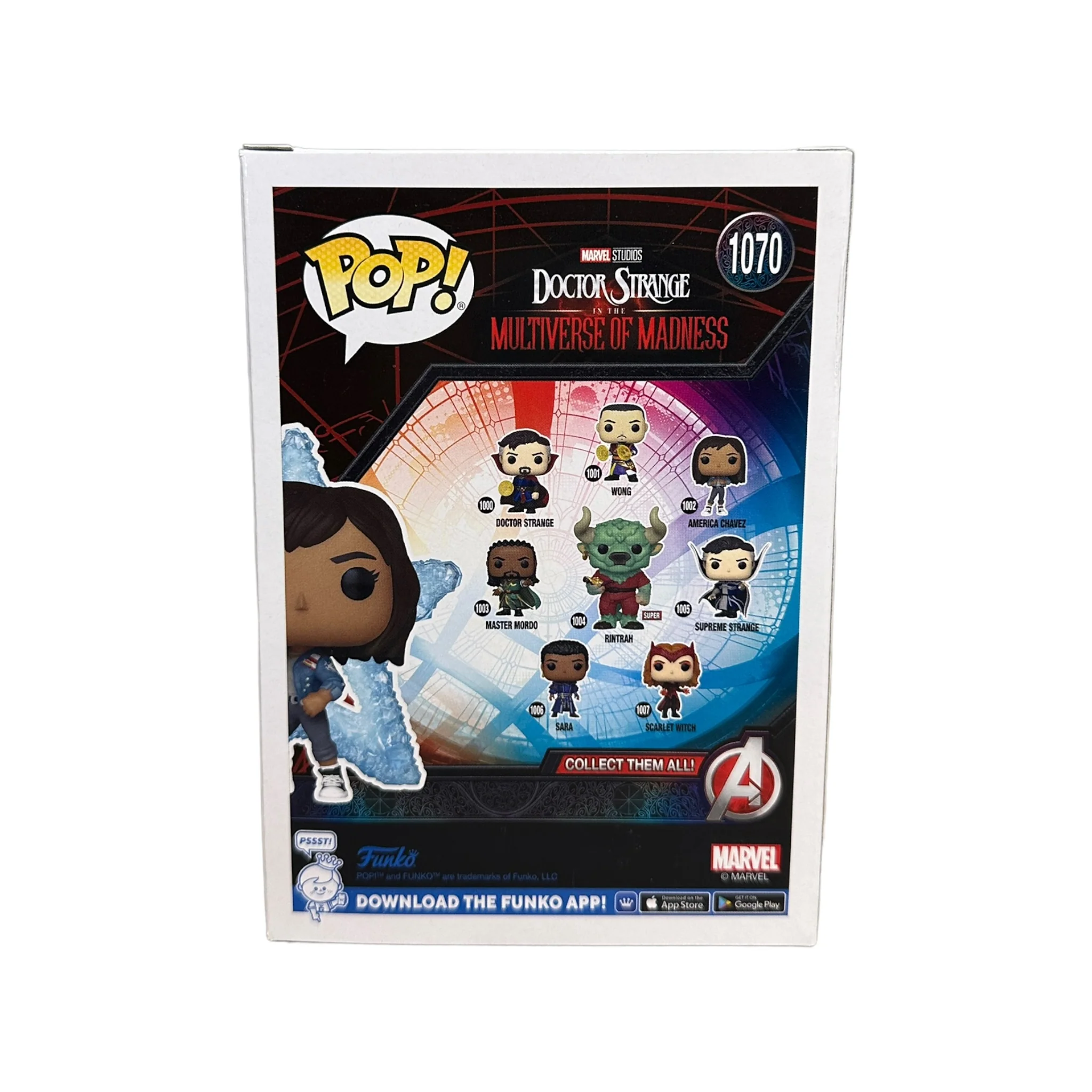 America Chavez #1070 (w/ Star Portal) Funko Pop! - Doctor Strange in The Multiverse of Madness - SDCC 2022 Official Convention Exclusive - Condition 9/10 - Image 3