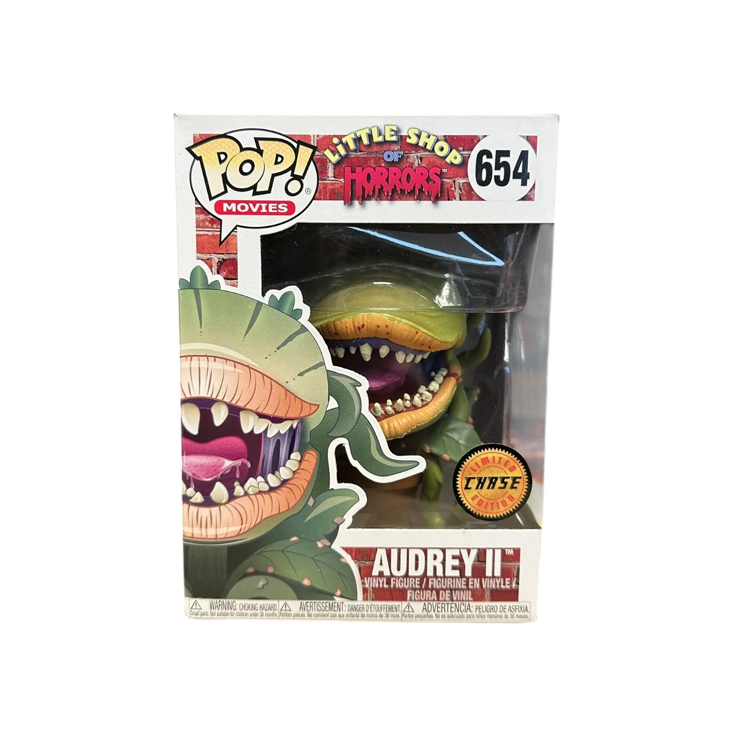 Audrey II #654 (Chase) Funko Pop! - Little Shop of Horrors - Condition 7/10
