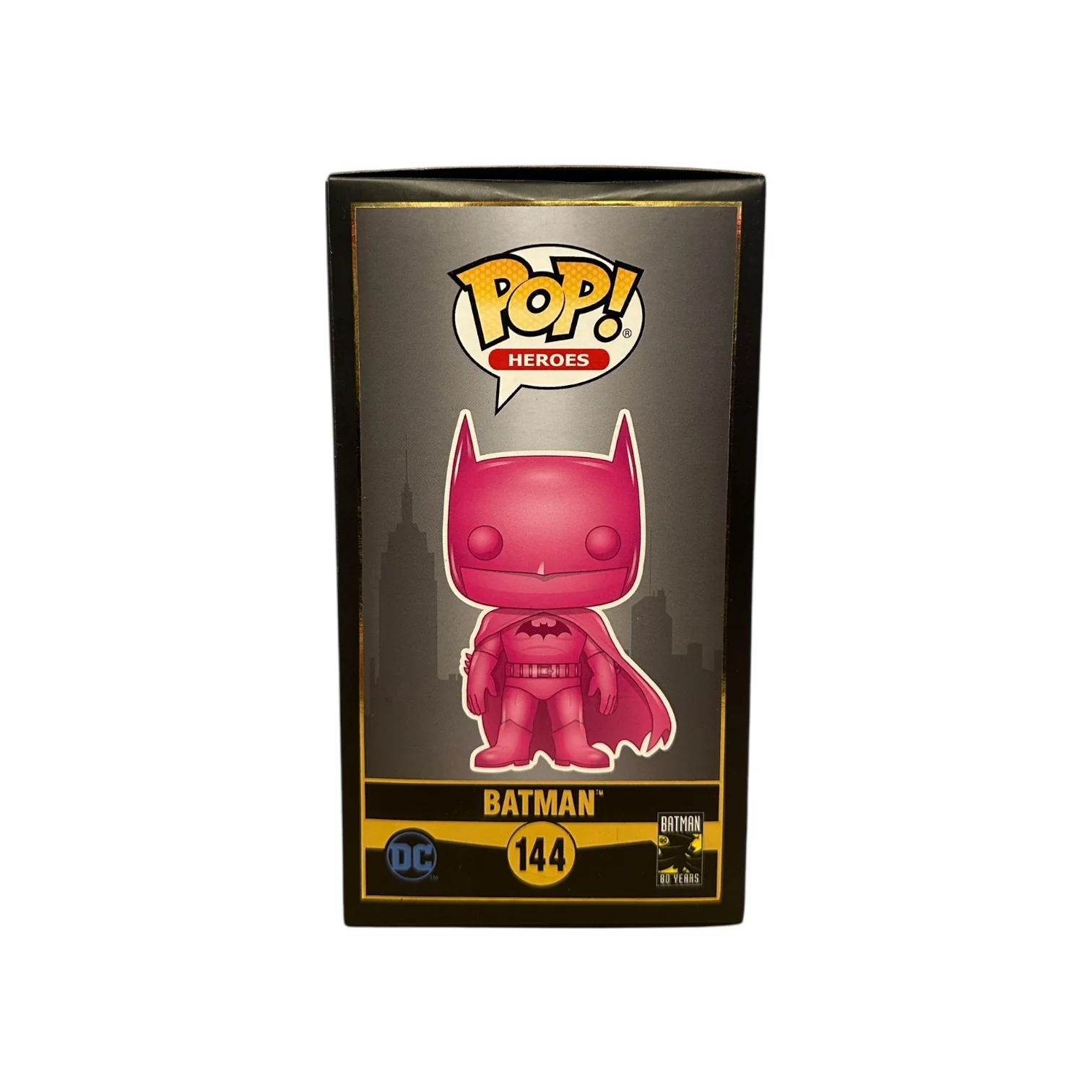 Batman #144 (Pink Chrome) Funko Pop! - DC Super Heroes - NYCC 2019 Exclusive LE1500 Pcs - Condition 7.5/10 - Image 4