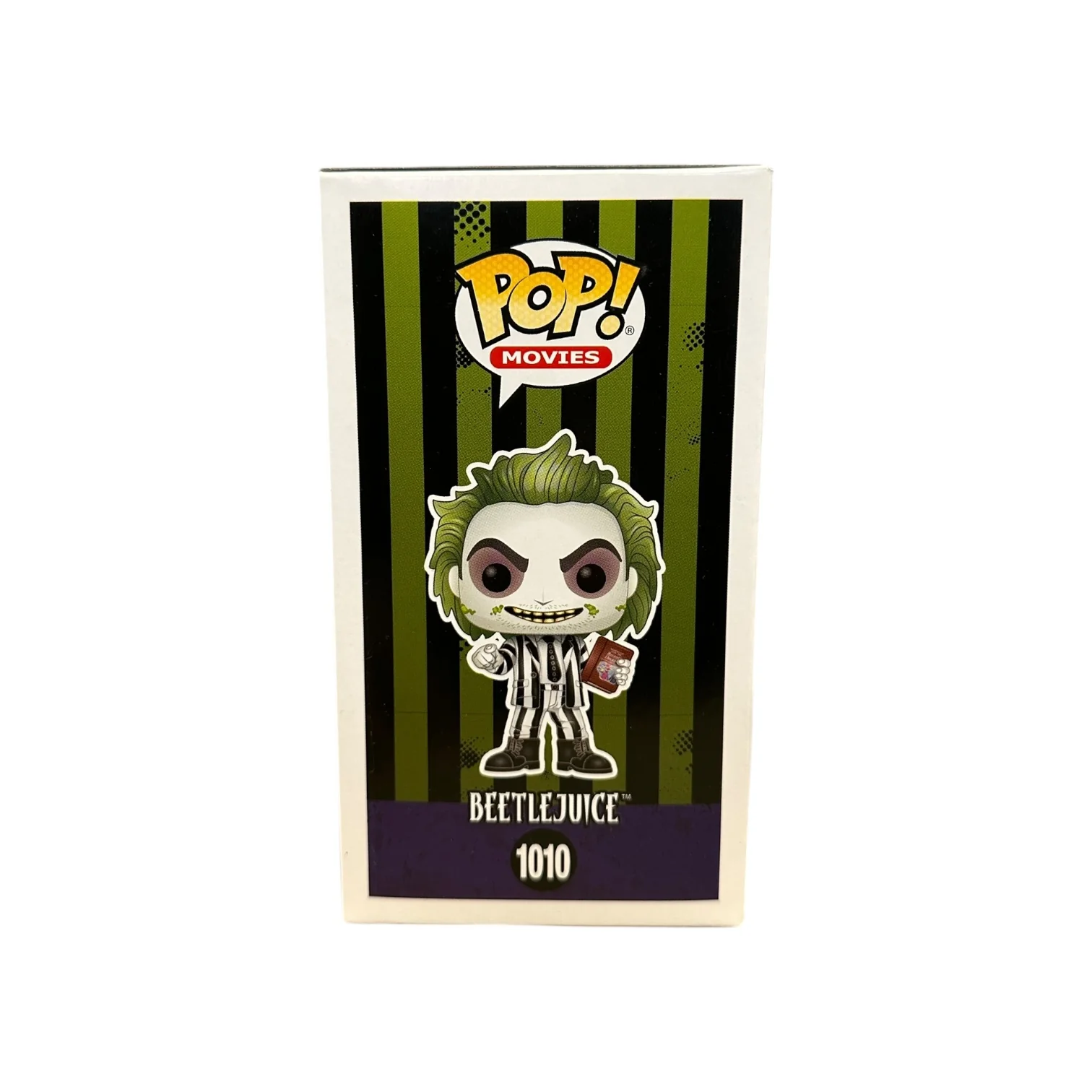 Beetlejuice #1010 (Glows in the Dark) Funko Pop! - Beetlejuice - NYCC 2020 Shared Exclusive - Condition 8.5/10 - Image 4