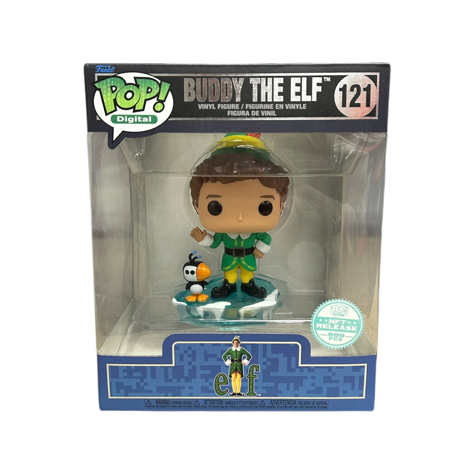 Buddy The Elf #121 6" Funko Pop! - Elf - NFT Release Exclusive 999 Pcs - Condition 8.5/10