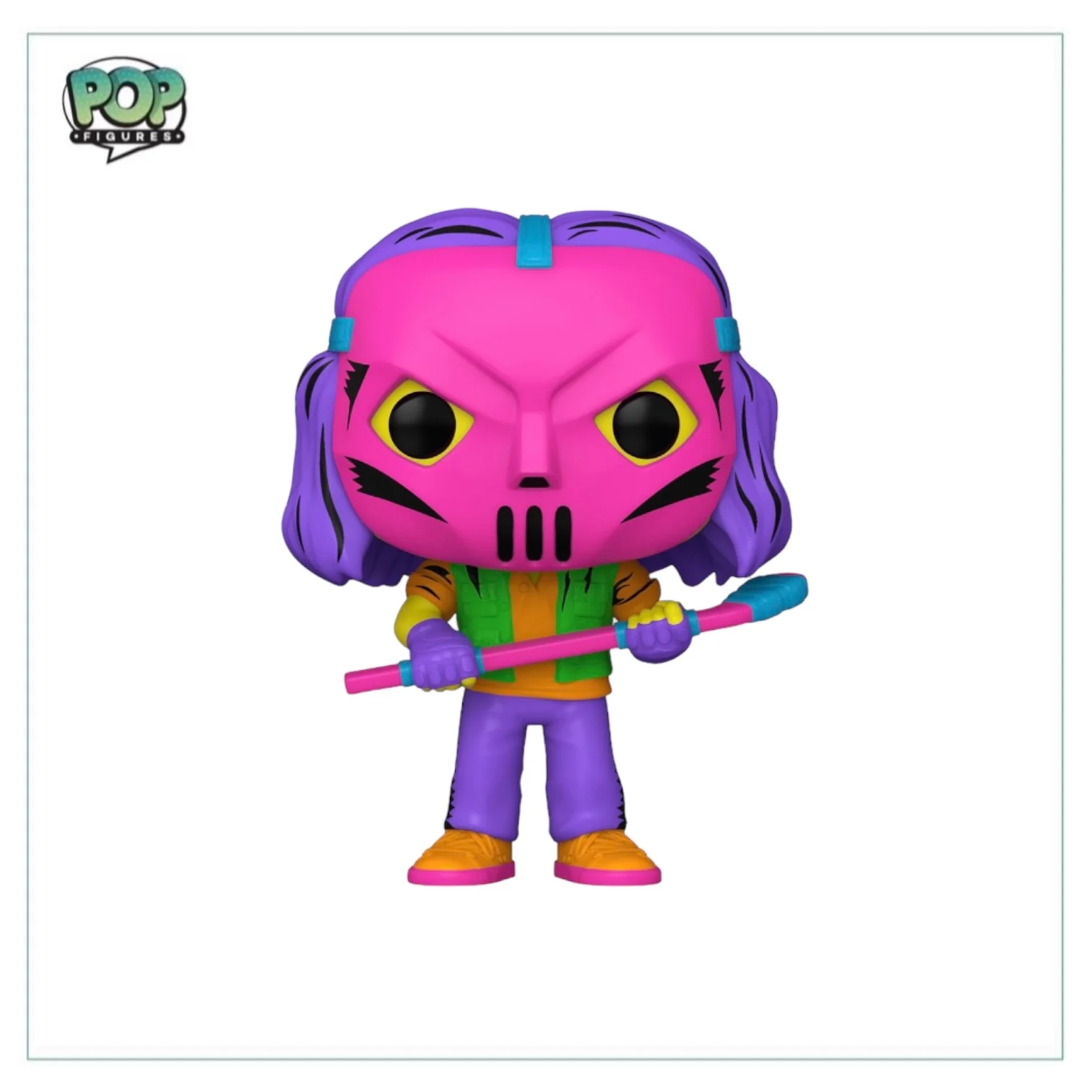 Casey Jones #121 (Blacklight) Funko Pop! - Teenage Mutant Ninja Turtles - Hot Topic Exclusive - Image 2