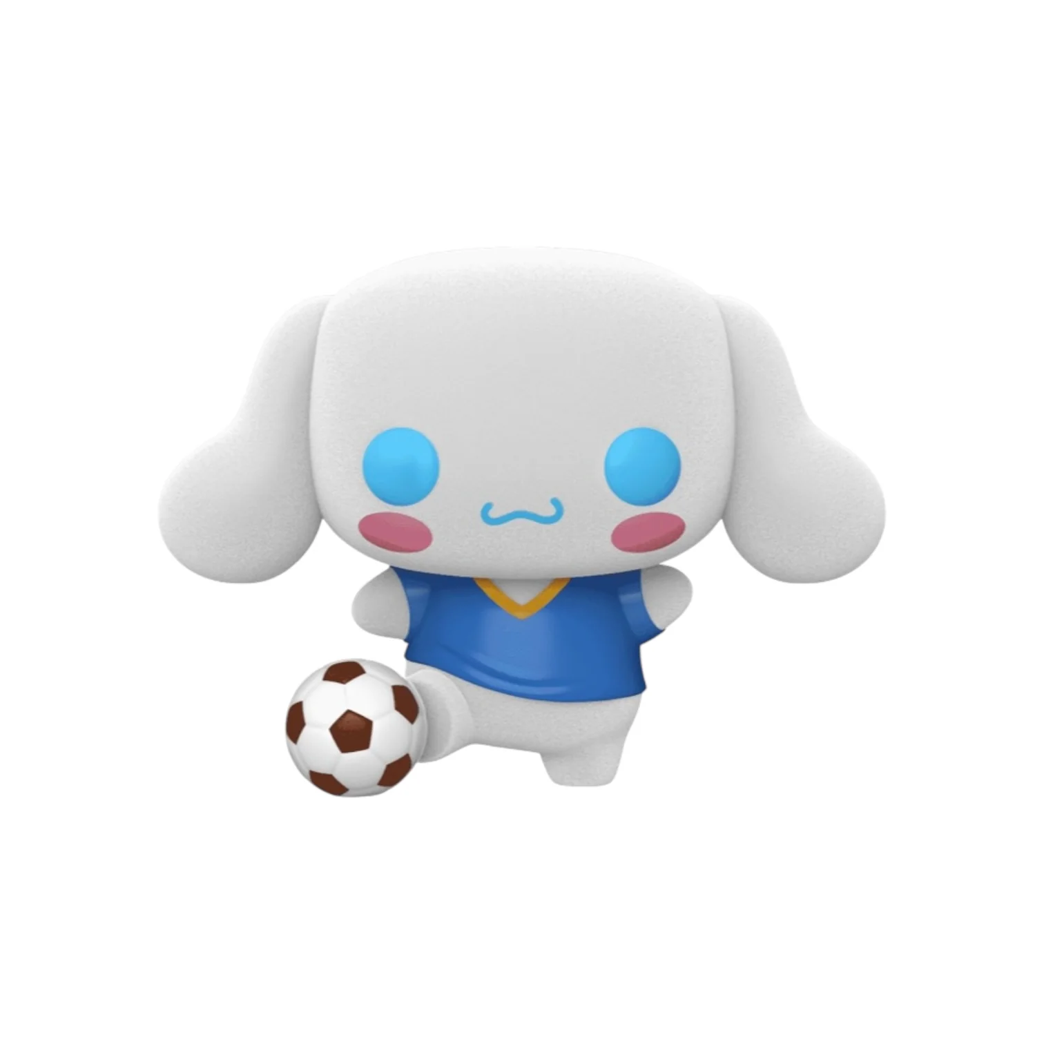 Cinnamoroll (w/ Soccer Ball) #86 (Flocked) Funko Pop! - Sanrio - BoxLunch Exclusive - Image 2