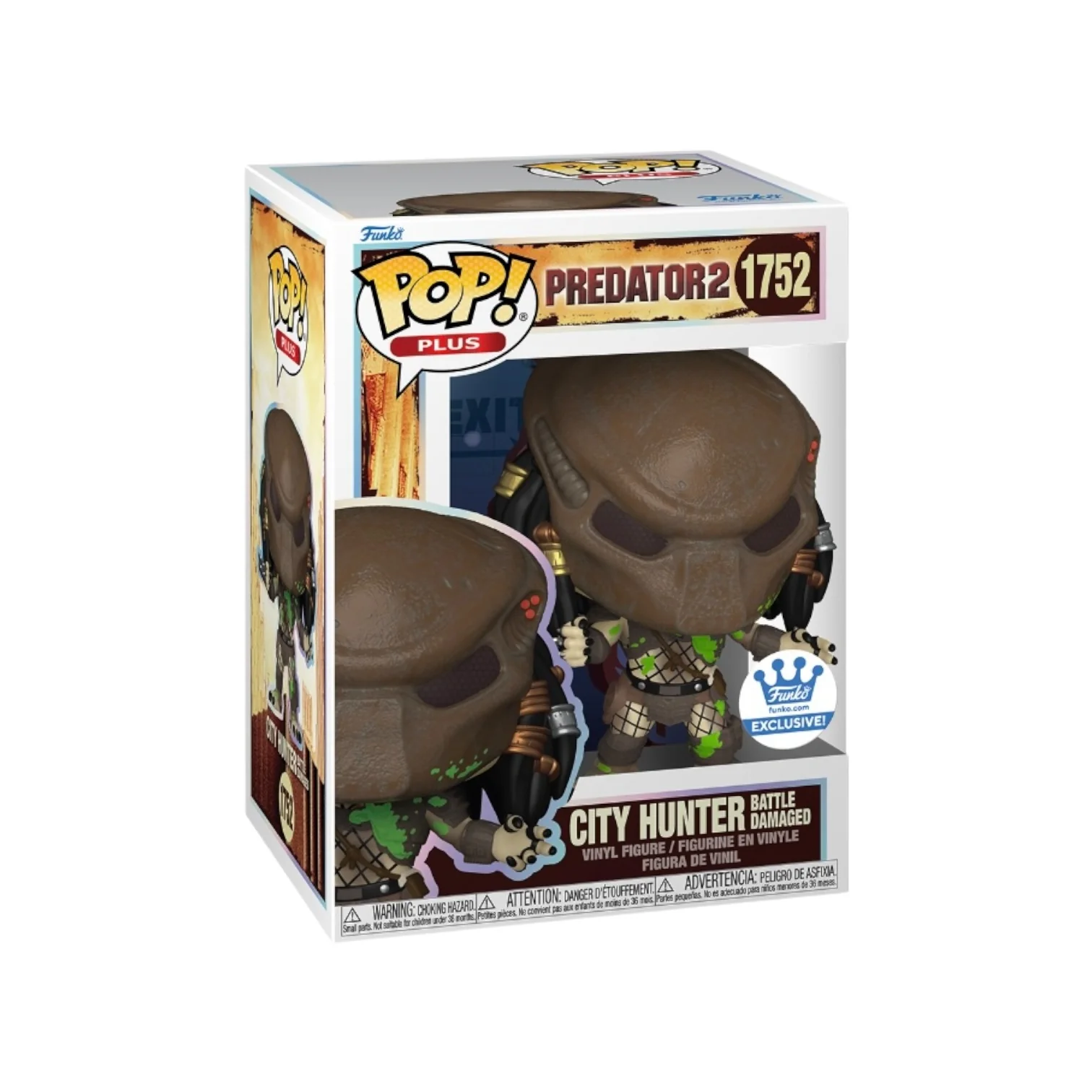 City Hunter Battle Damaged #1752 Funko Pop! Plus - Predator 2 - Funko Shop Exclusive