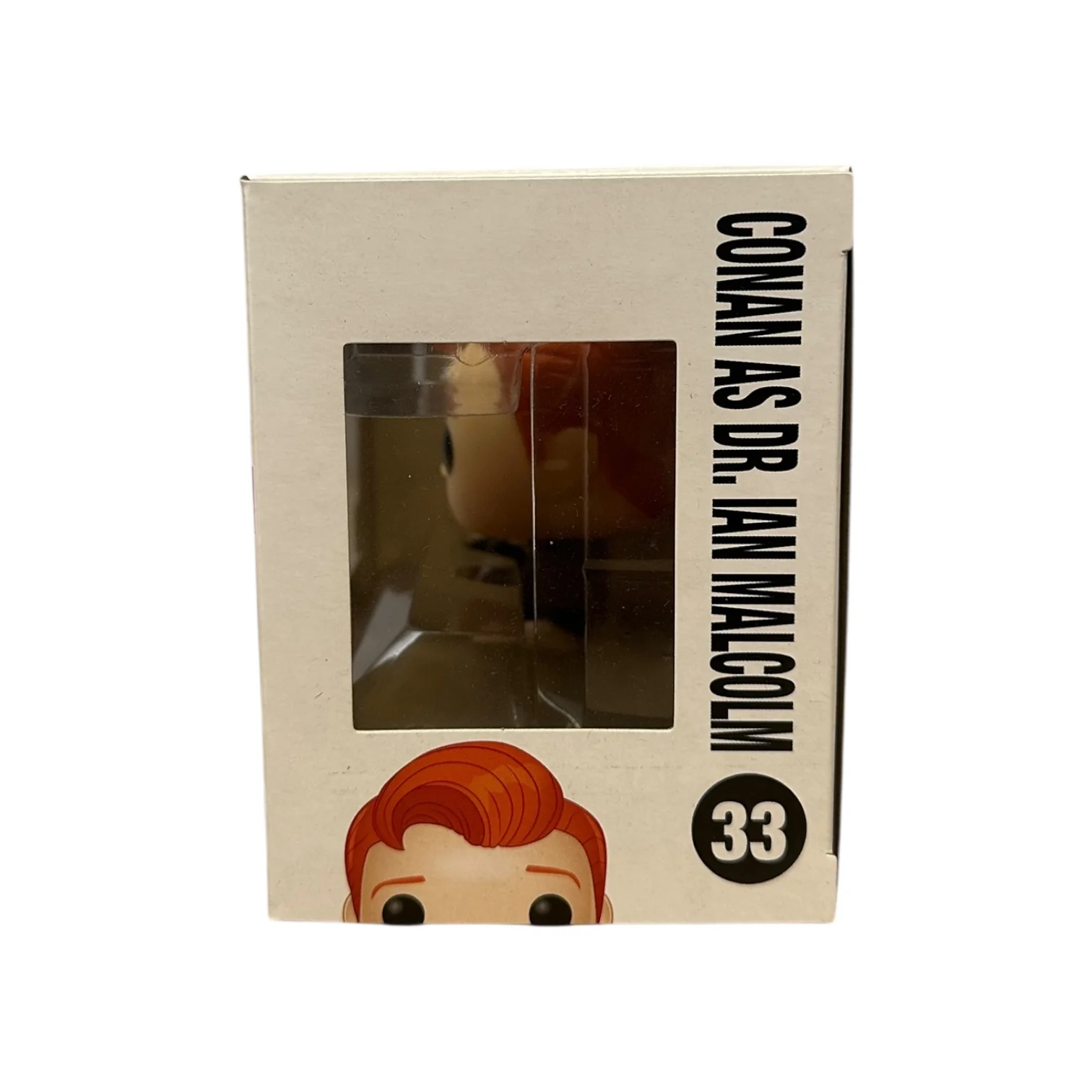 Conan as Dr. Ian Malcolm #33 Funko Pop! - Conan / Jurassic Park 25th Anniversary - Condition 9/10 - Image 2