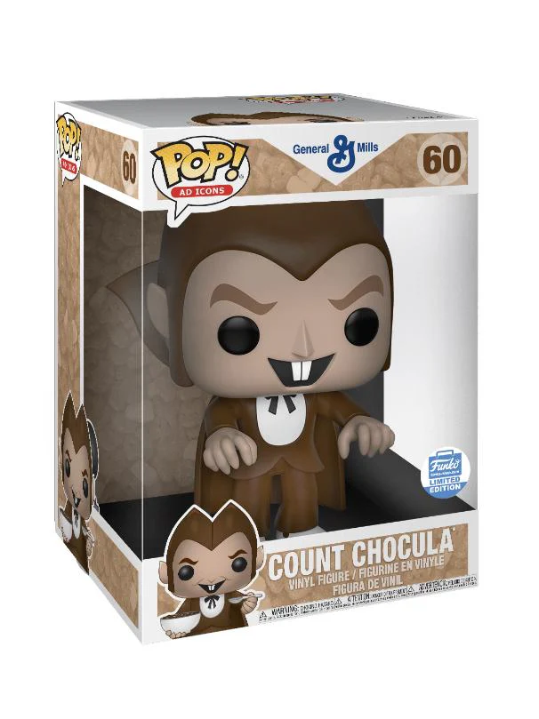 Count Chocula #60 10” Deluxe Funko Pop! Ad Icons General Mills, Funko Limited Edition