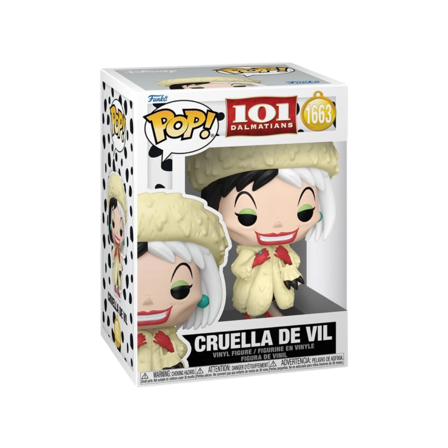 Cruella De Vil #1663 Funko Pop - 101 Dalmatians