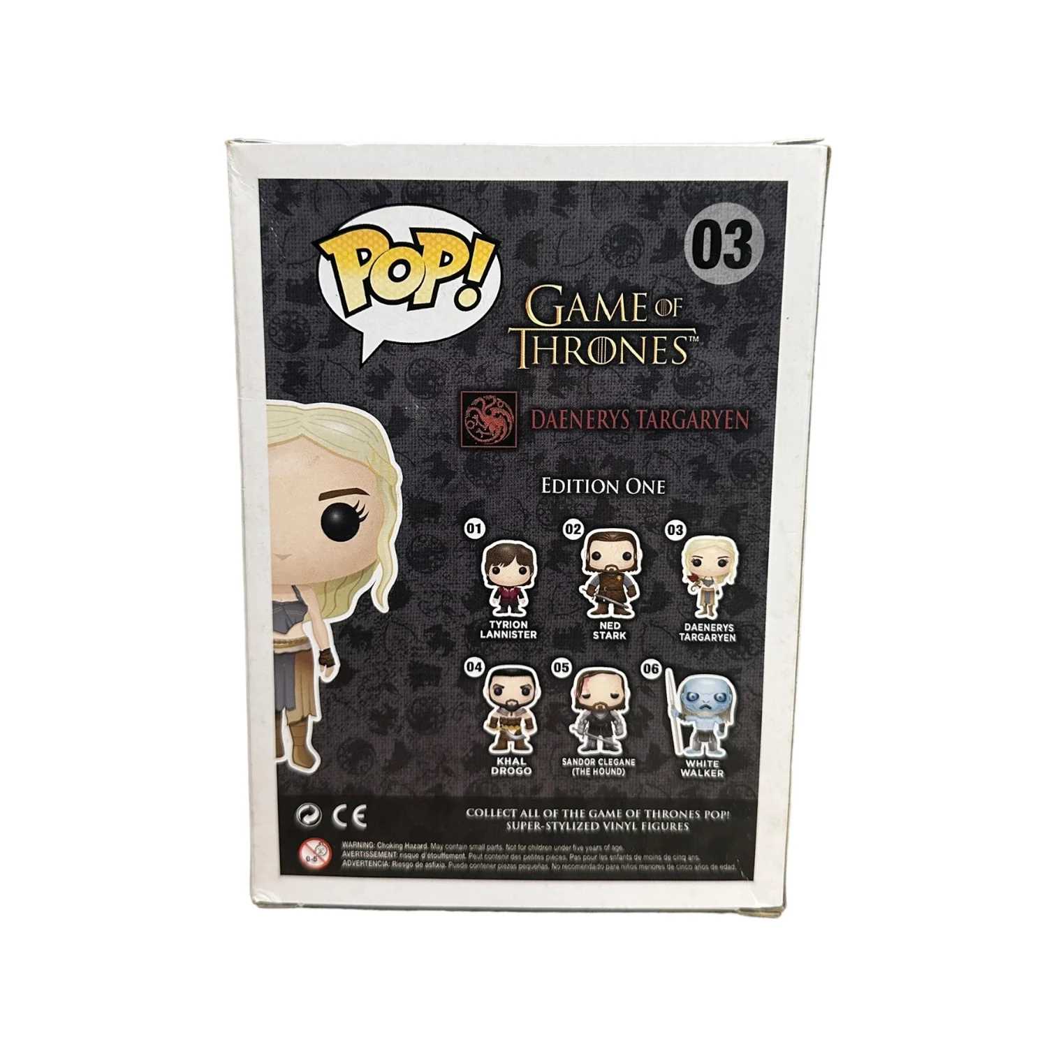 Daenerys Targaryen #03 (Red Dragon) Funko Pop! - Game of Thrones - 2013 Pop! - Condition 7/10 - Image 3