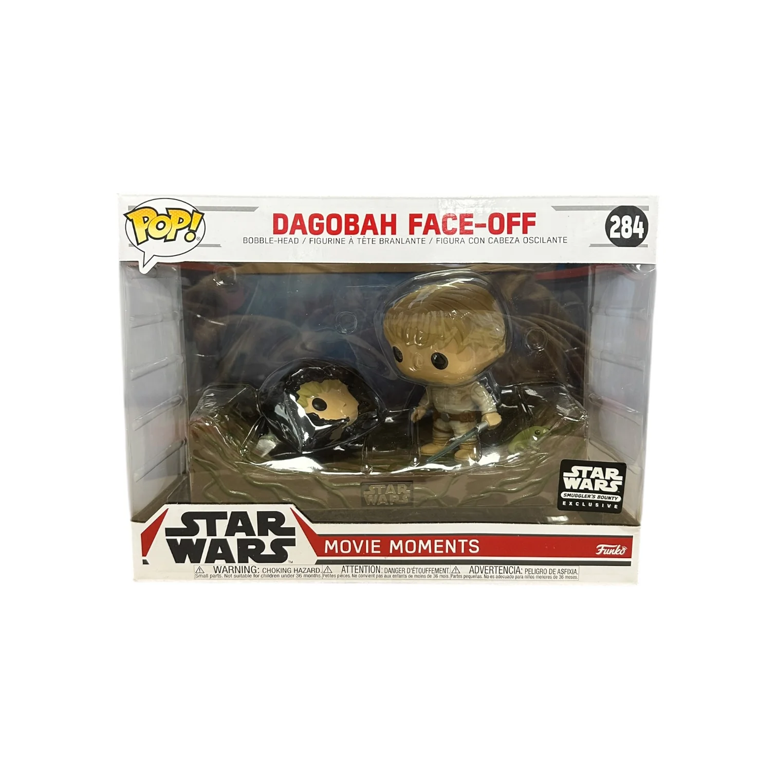 Dagobah Face-Off #284 Funko Pop! Movie Moment - Star Wars - Smugglers Bounty Exclusive - Condition 9/10