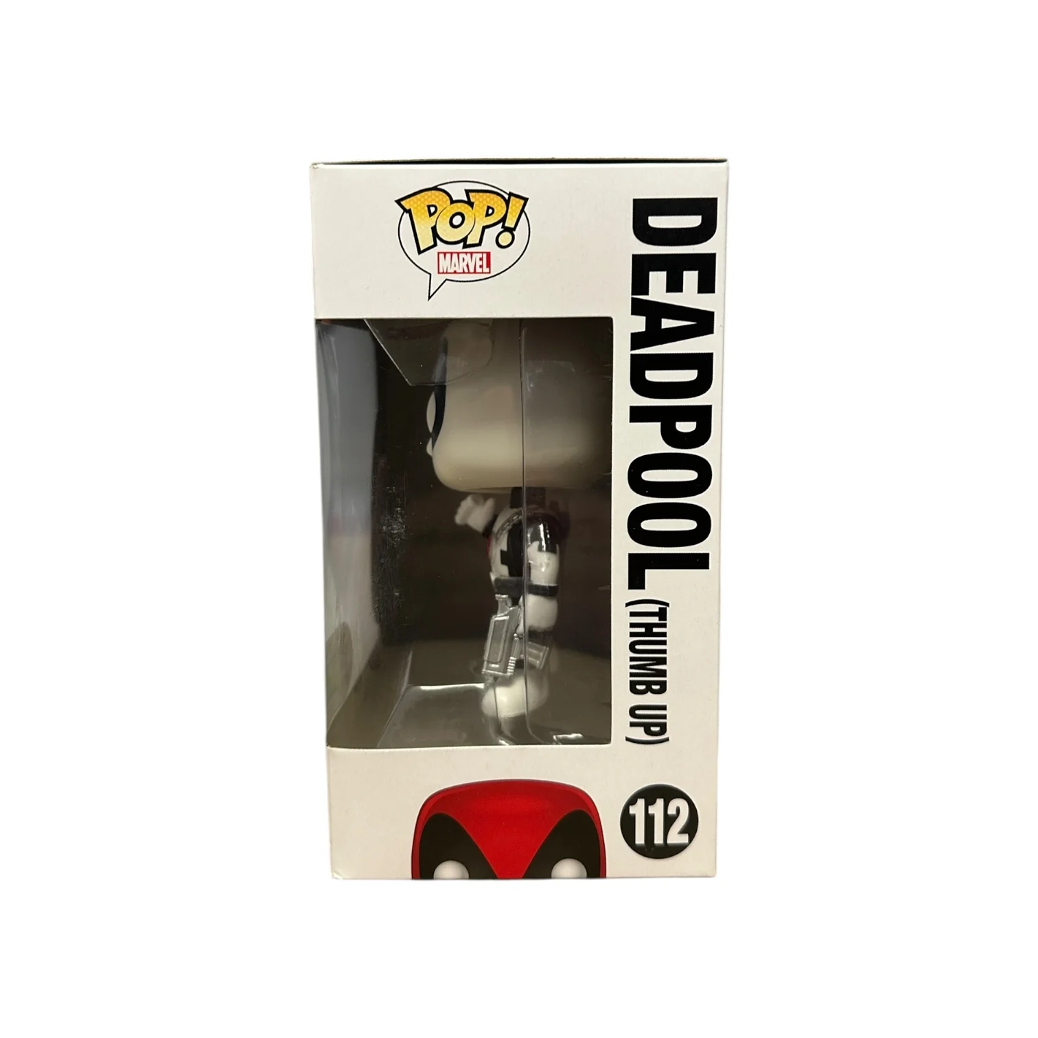 Deadpool (Thumb Up) #112 (White) Funko Pop! - Deadpool - SDCC 2016 Official Convention Exclusive - Condition 7/10 - Image 2
