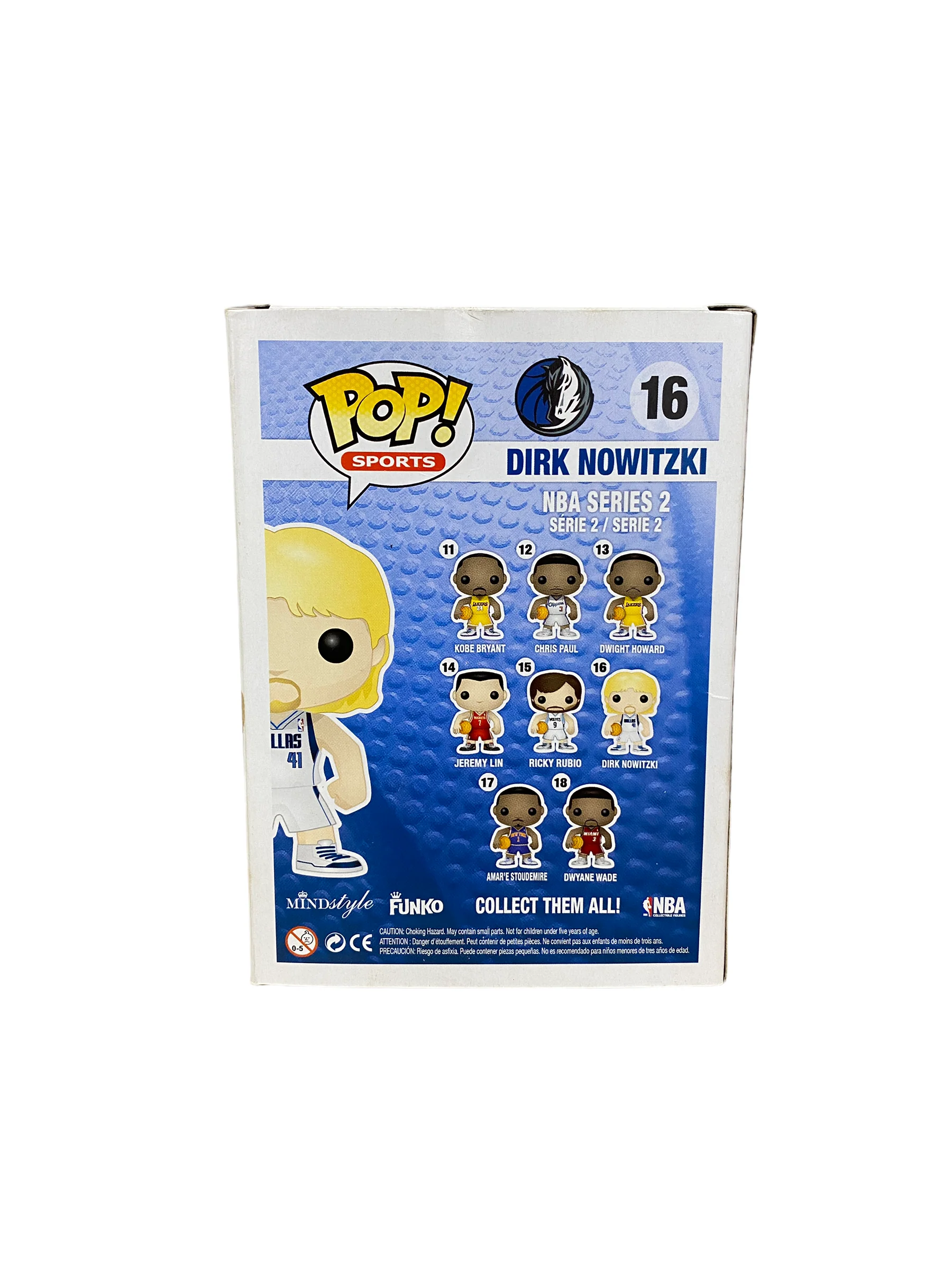 Dirk Nowitzki #16 Funko Pop! - NBA - 2013 Pop! - Condition 7.5/10 - Image 3