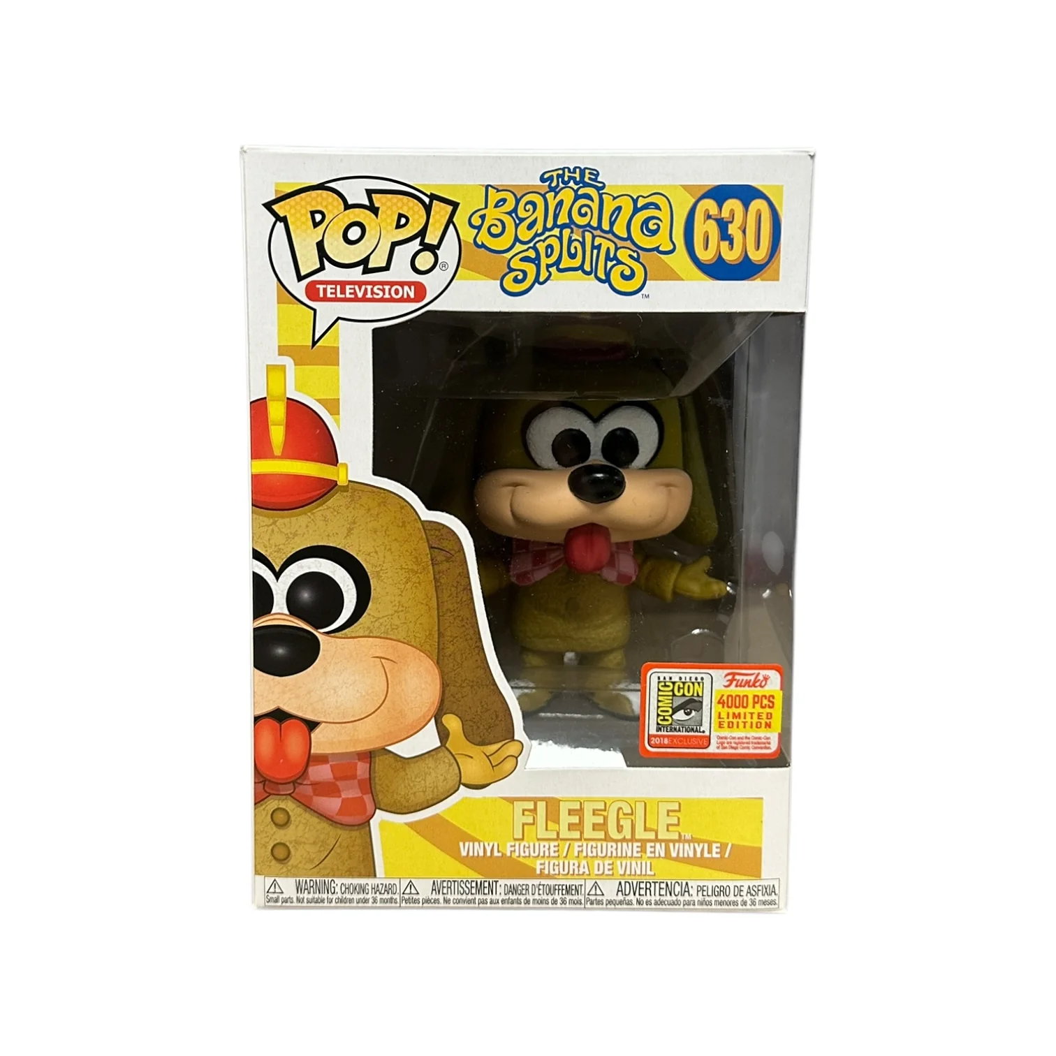Fleegle #630 Funko Pop! - The Banana Splits - SDCC 2018 Official Convention Exclusive LE4000 Pcs - Condition 7/10