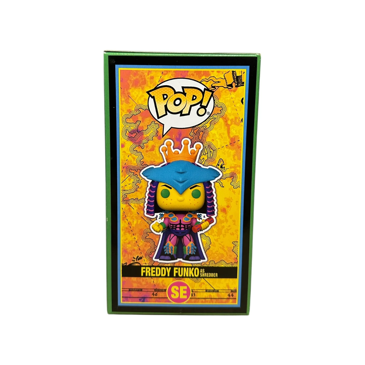 Freddy Funko as Shredder (Blacklight) Funko Pop! - Teenage Mutant Ninja Turtles - Freddy's Funtastic Voyage 2024 Show Edition LE100 Pcs - Condition 8.75/10 - Image 4