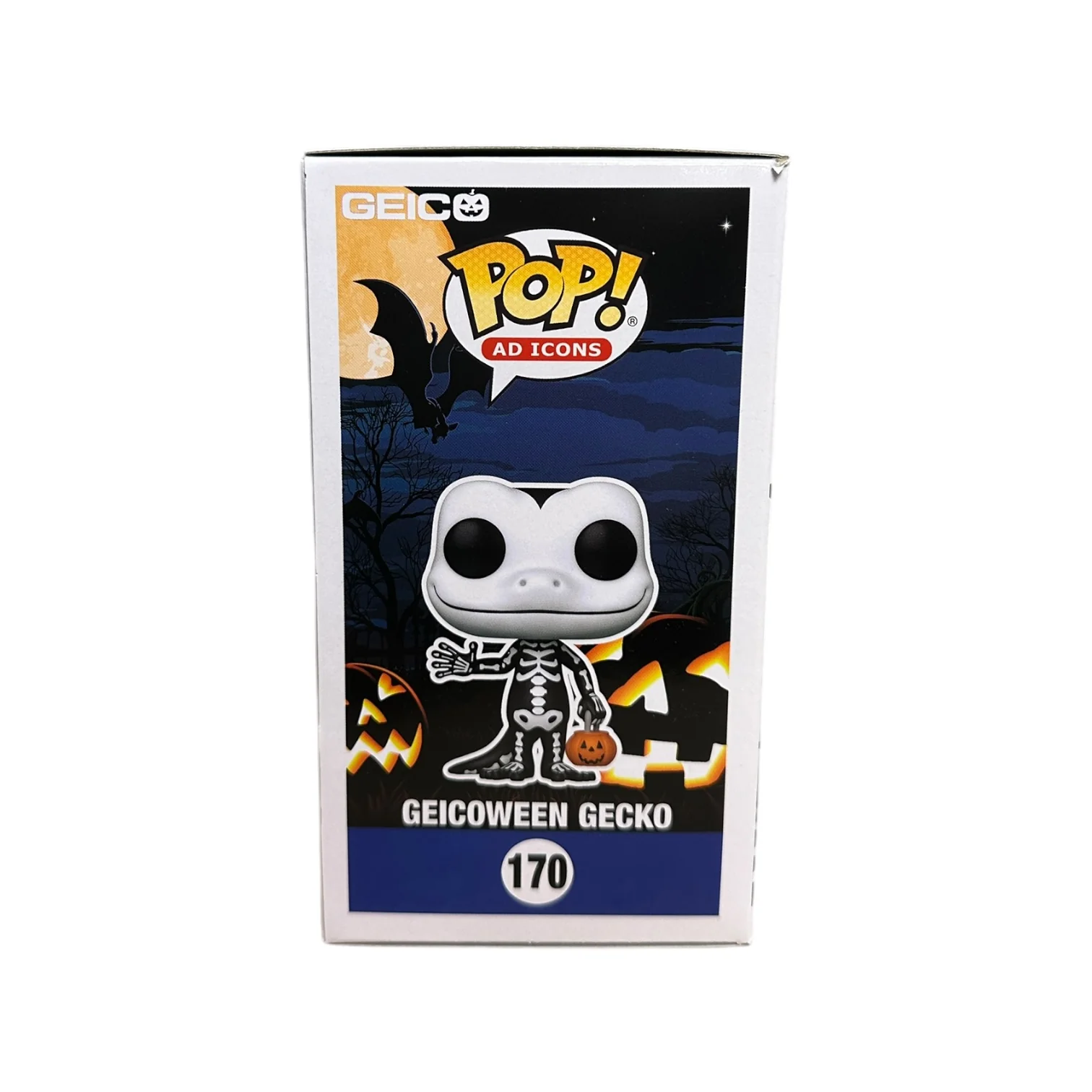 Geicoween Gecko #170 (Glows in the Dark) Funko Pop! - Ad Icons - Geico Exclusive - Condition 8/10 - Image 4