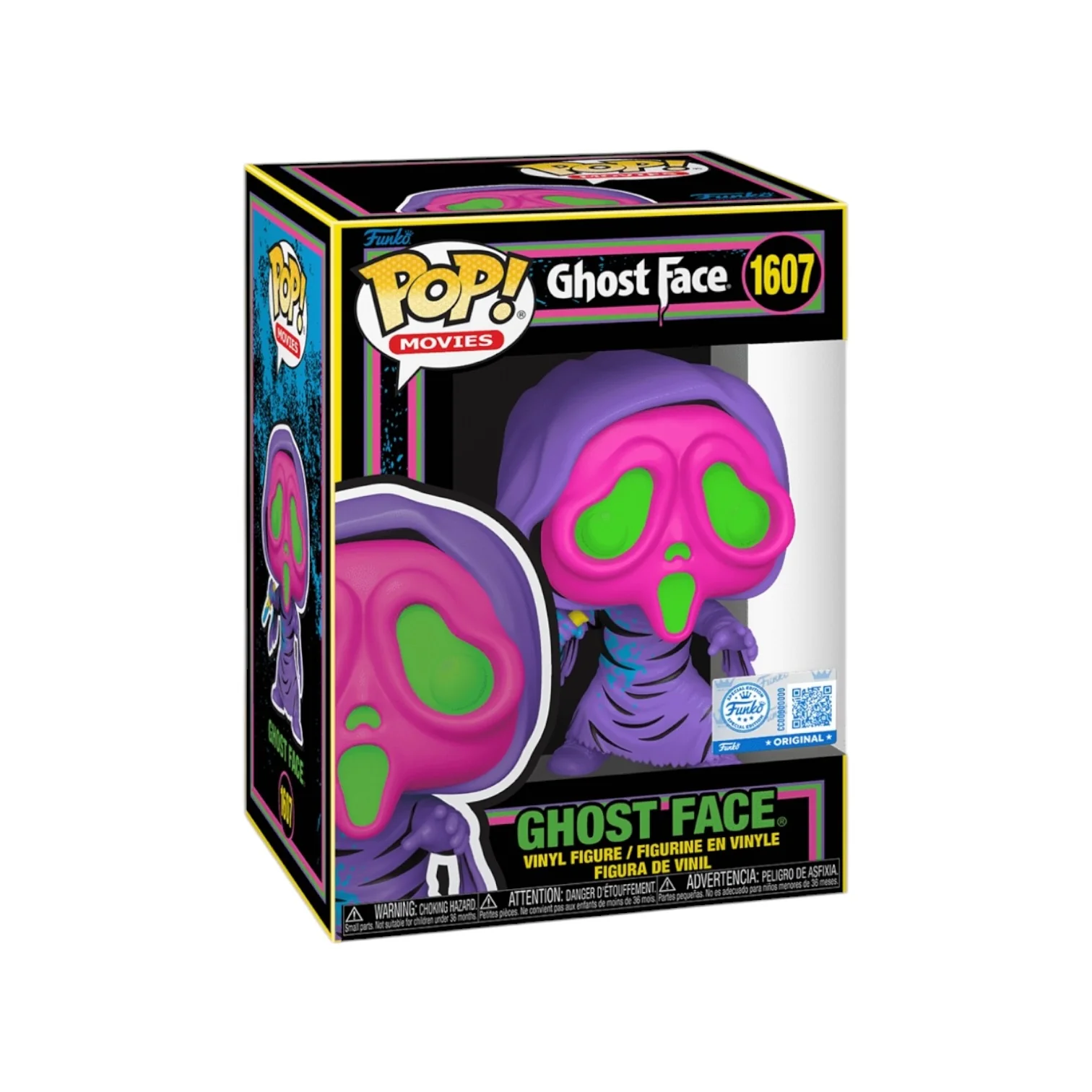 Ghost Face (Black Light) #1607 Funko Pop! - Ghost Face - Funko Exclusive