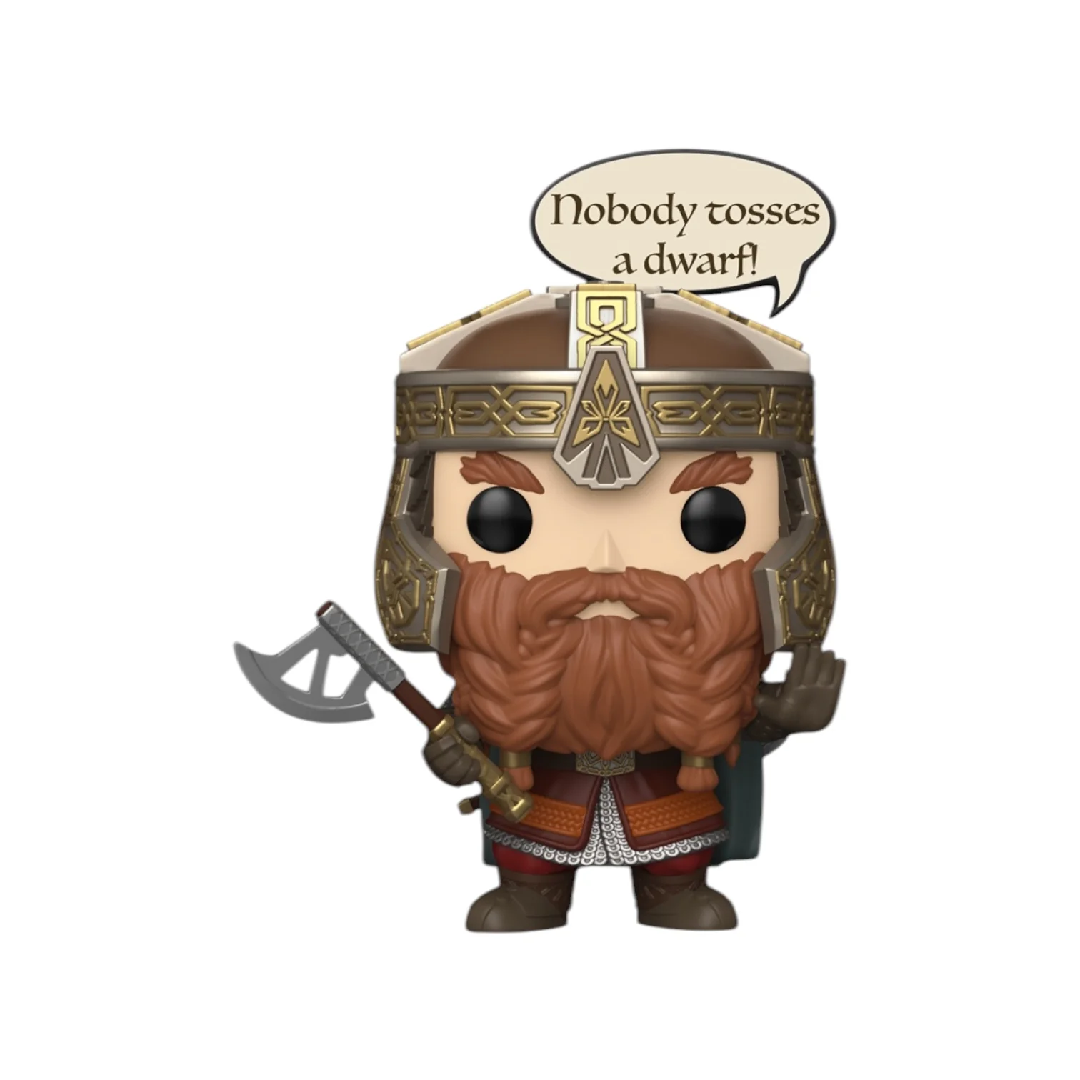 Gimli (Nobody Tosses a Dwarf) #2028 Funko Pop! Sayings - The Lord Of The Rings - Coming Soon - Image 2