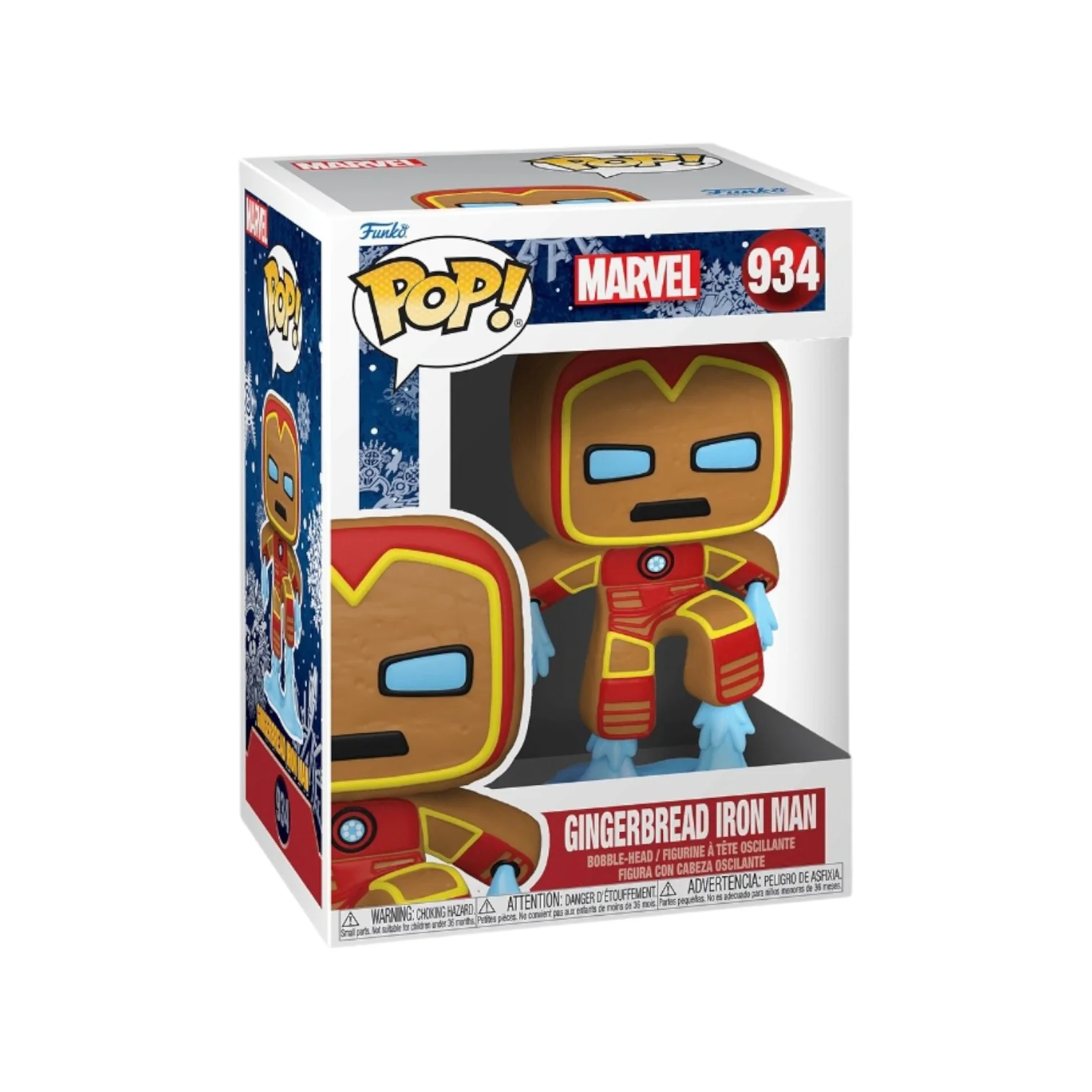 Gingerbread Iron Man #934 Funko Pop! - Marvel