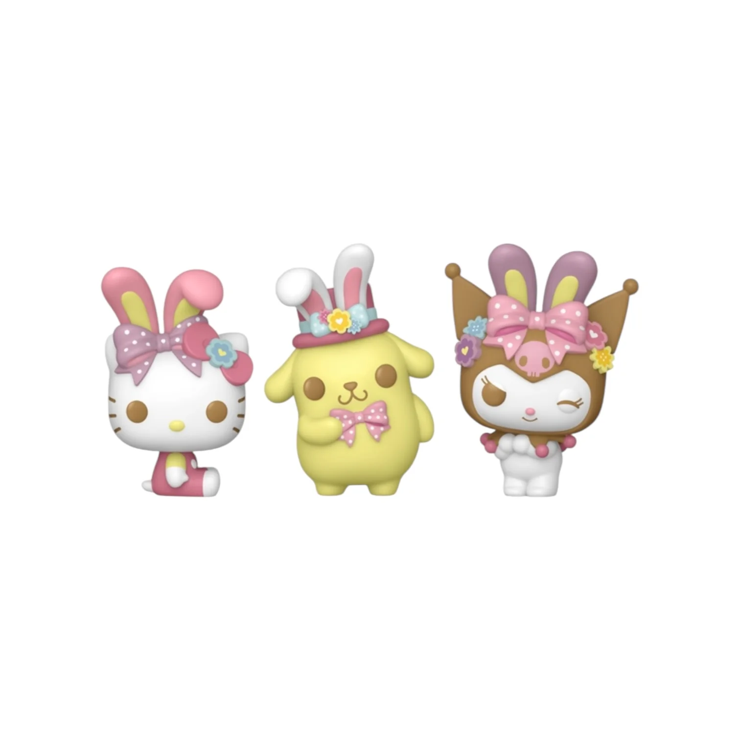 Hello Kitty & Friends With Bunny Ears (Easter) Funko Pocket Pop! 3 Pack - Hello Kitty And Friends - Image 2