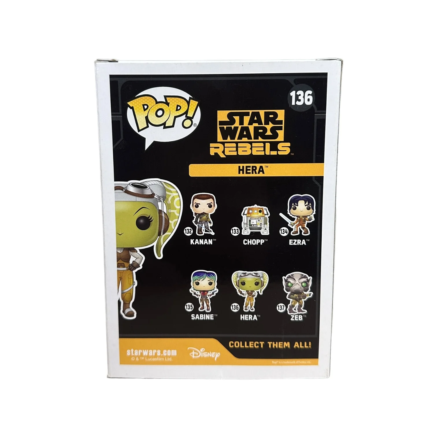 Hera #136 Funko Pop! - Star Wars: Rebels - 2016 Pop! - Condition 8/10 - Image 3