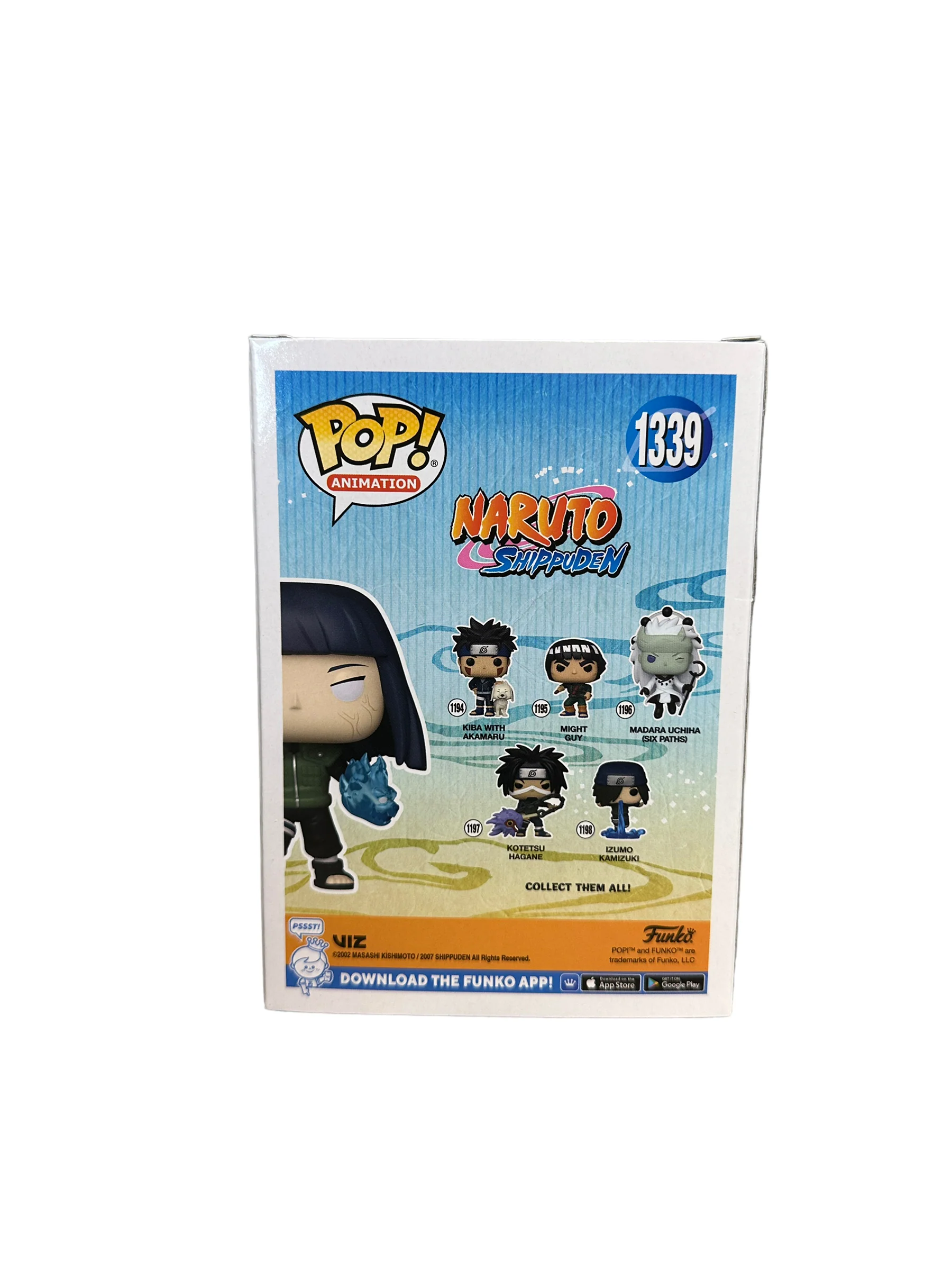 Hinata with Twin Lion Fists #1339 (Glow Chase) Funko Pop! - Naruto Shippuden - Entertainment Earth Exclusive - Condition 8/10 - Image 4