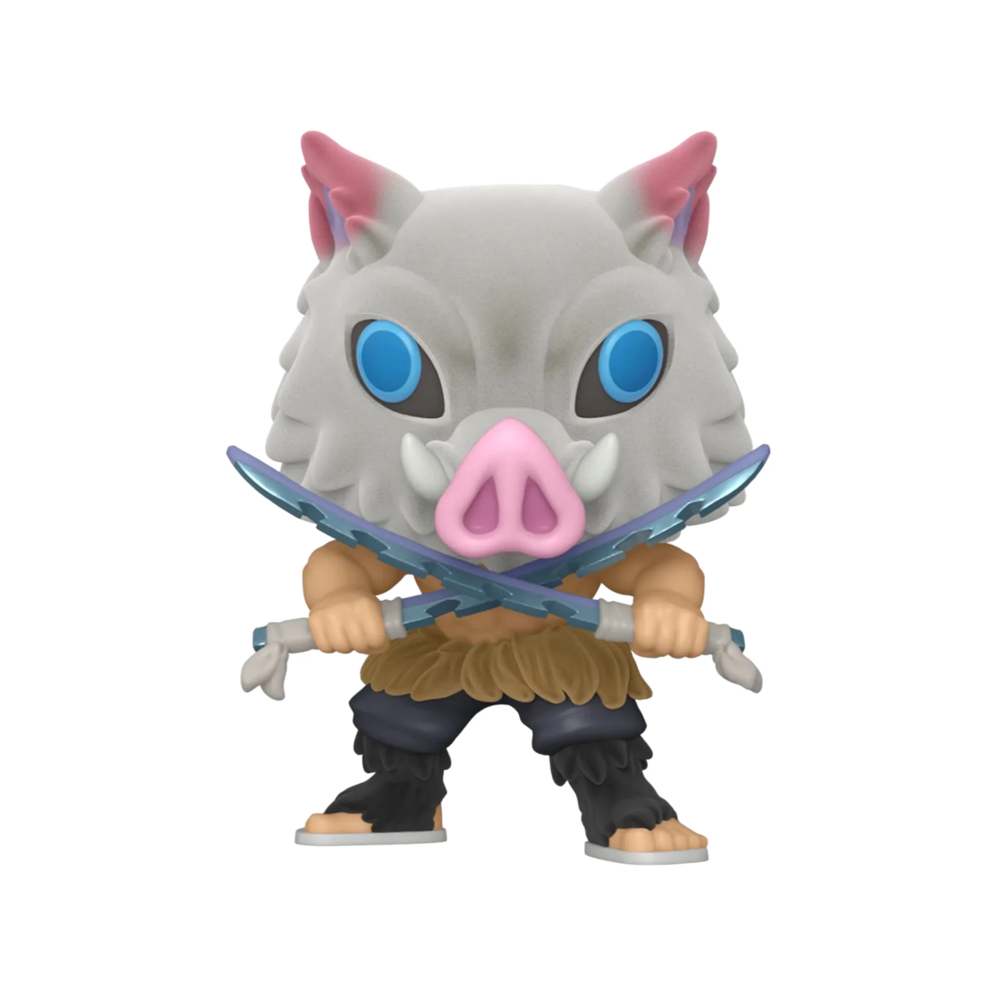 Inosuke Hashibira #870 (Flocked) Funko Pop! - Demon Slayer - Special Edition - Image 2