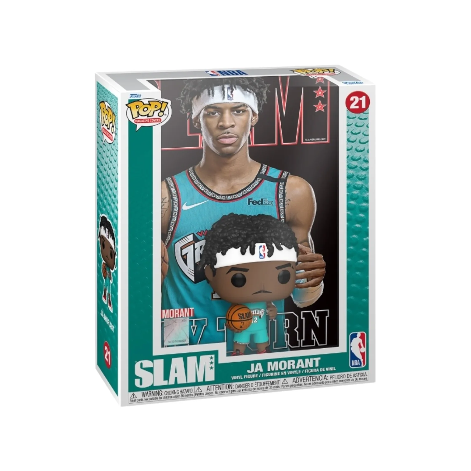 Ja Morant #21 Funko Pop Cover - NBA - Vancouver Grizzlies