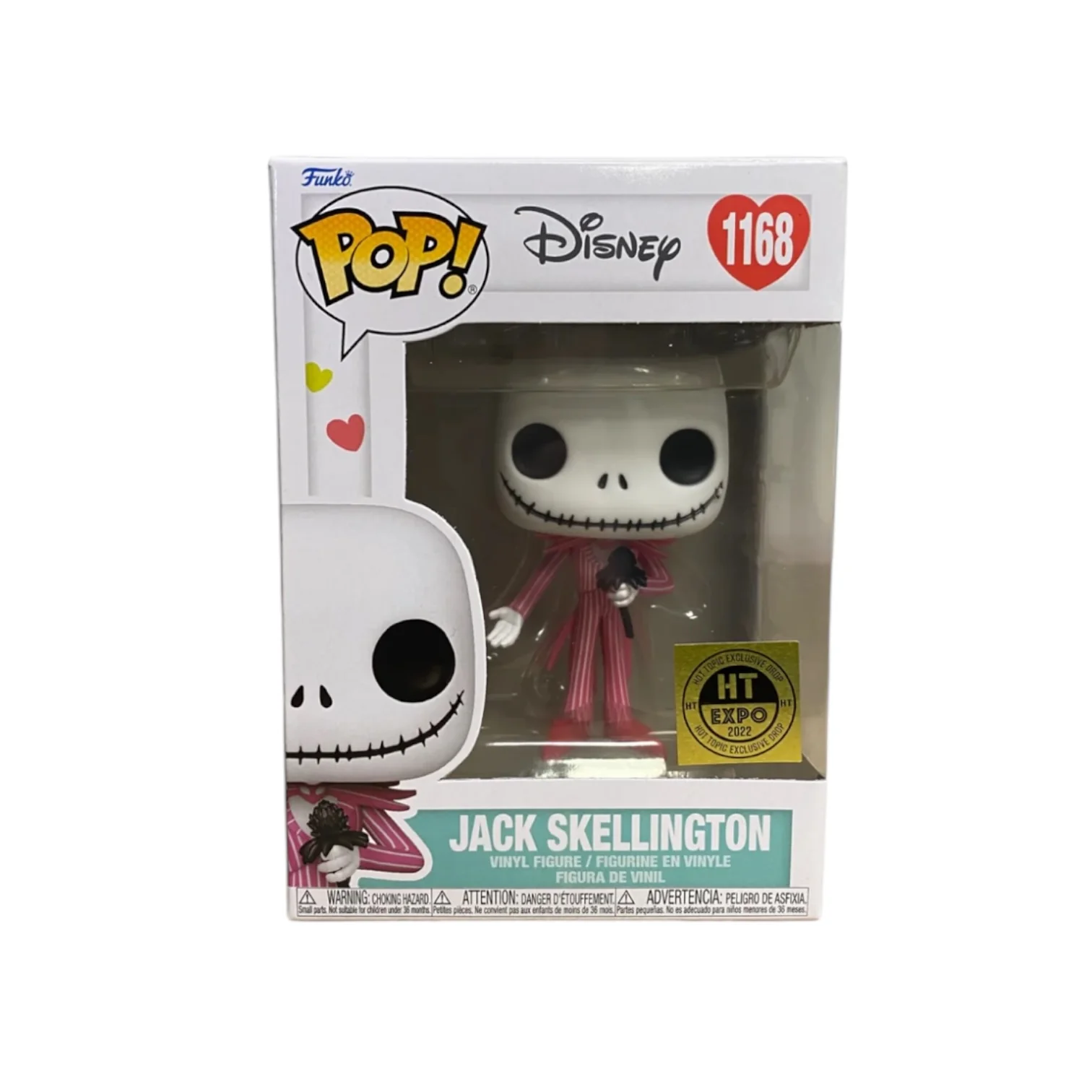 Jack Skellington #1168 Funko POP! - The Nightmare Before Christmas - Hot Topic Exclusive EXPO 2022