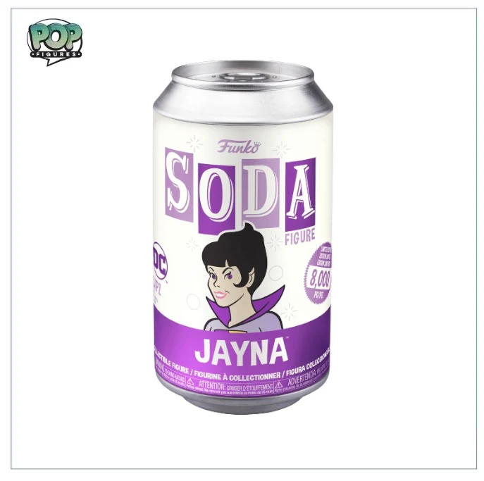 Jayna Funko Soda Vinyl Figure! - DC - LE8000 Pcs - Chance of Chase