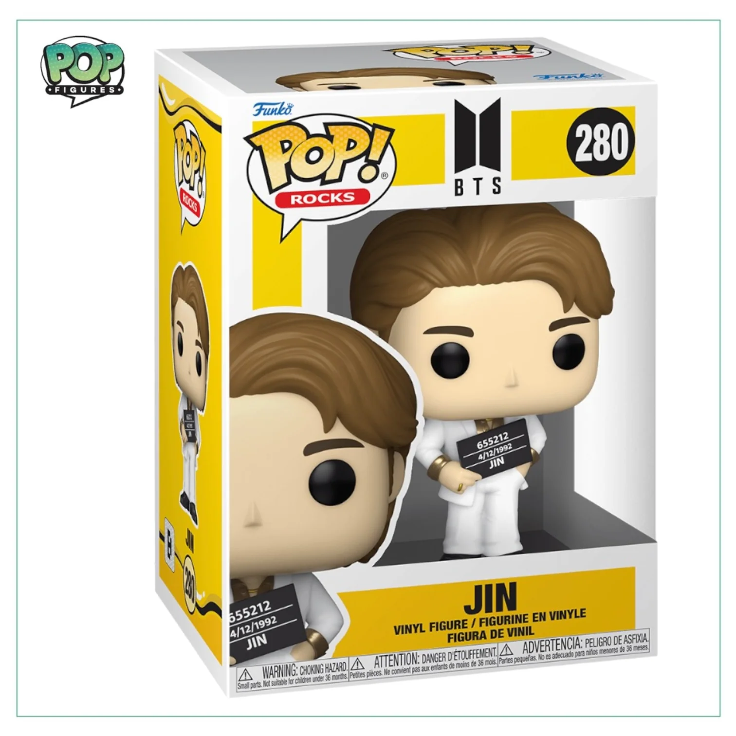 Jin #280 Funko Pop! Rocks - BTS