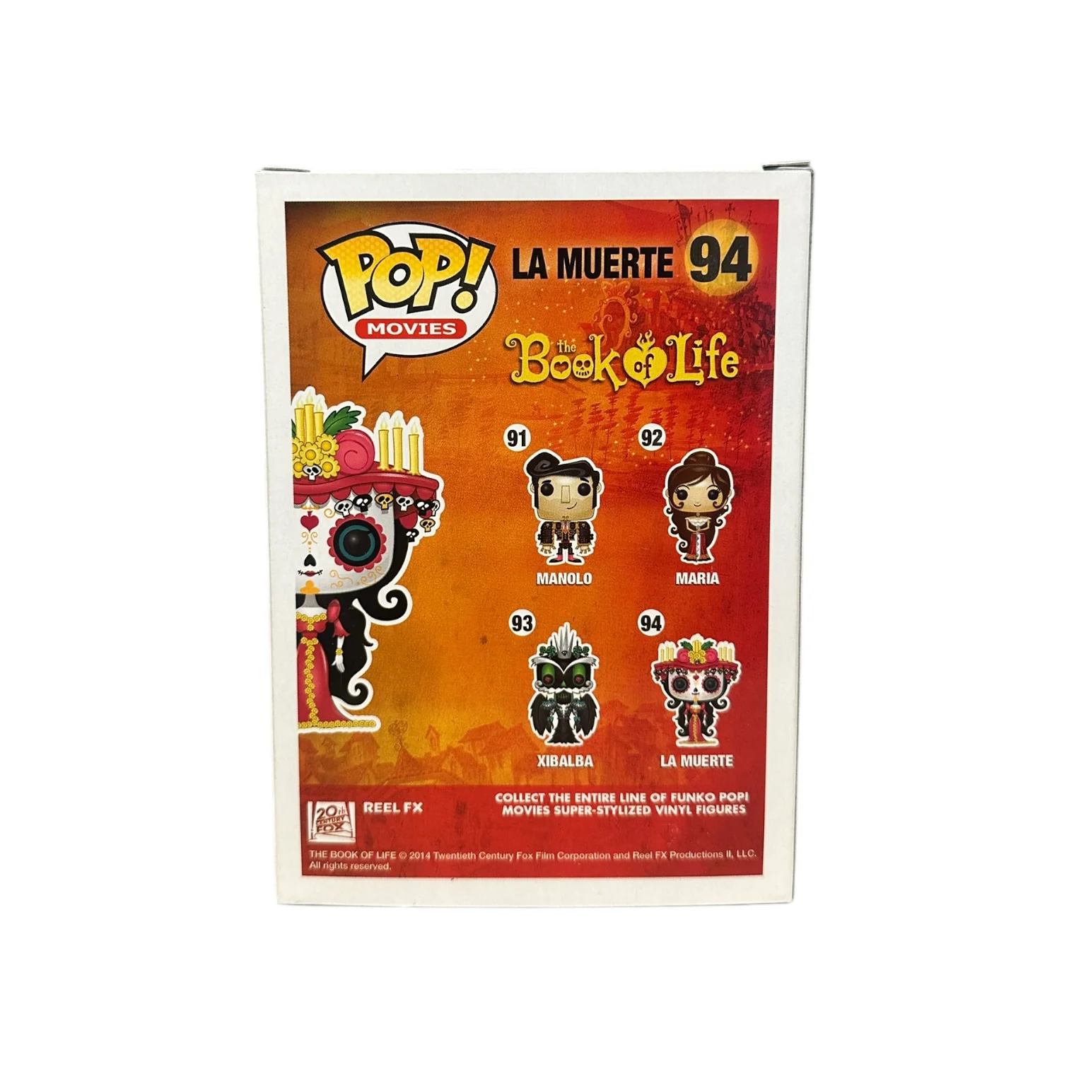 La Muerte #94 (Glows in the Dark) Funko Pop! - The Book of Life - Hot Topic Exclusive - Condition 8.5/10 - Image 3
