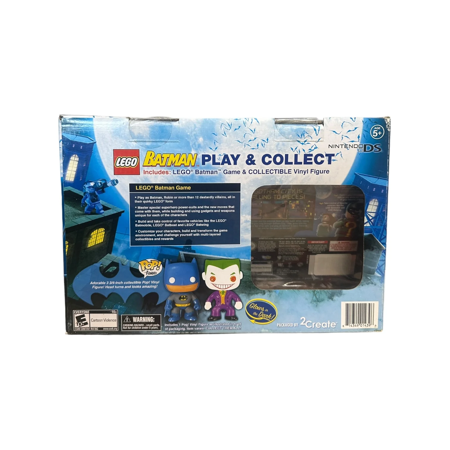 Lego Batman (The Joker) Play & Collect Nintendo DS (Glows in the Dark) Funko Pop Bundle! - Condition 7.5/10 - Image 3