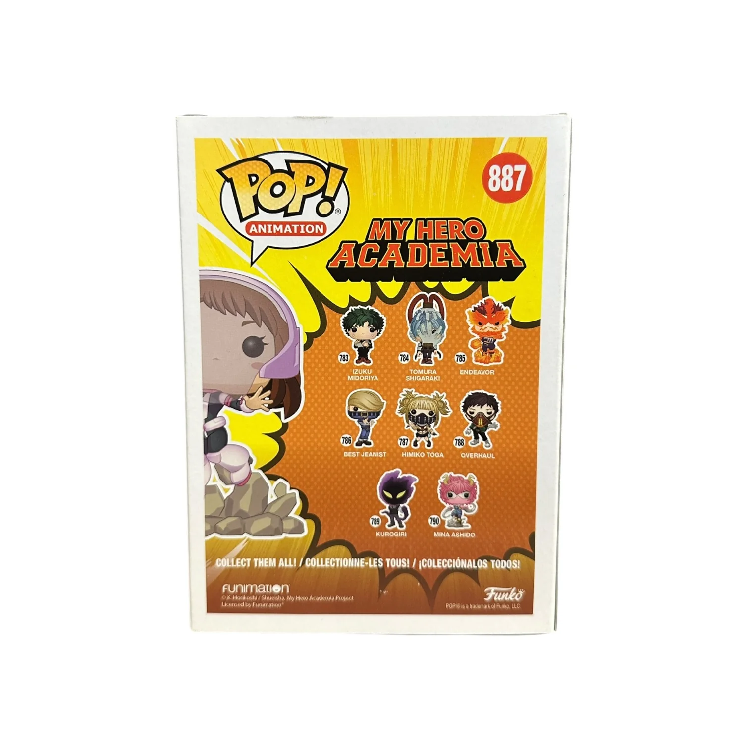Luci Christian Signed Ochaco Uraraka #887 Funko Pop! - My Hero Academia - Funimation Exclusive - Condition 8/10 - JSA Authenticated - Image 3
