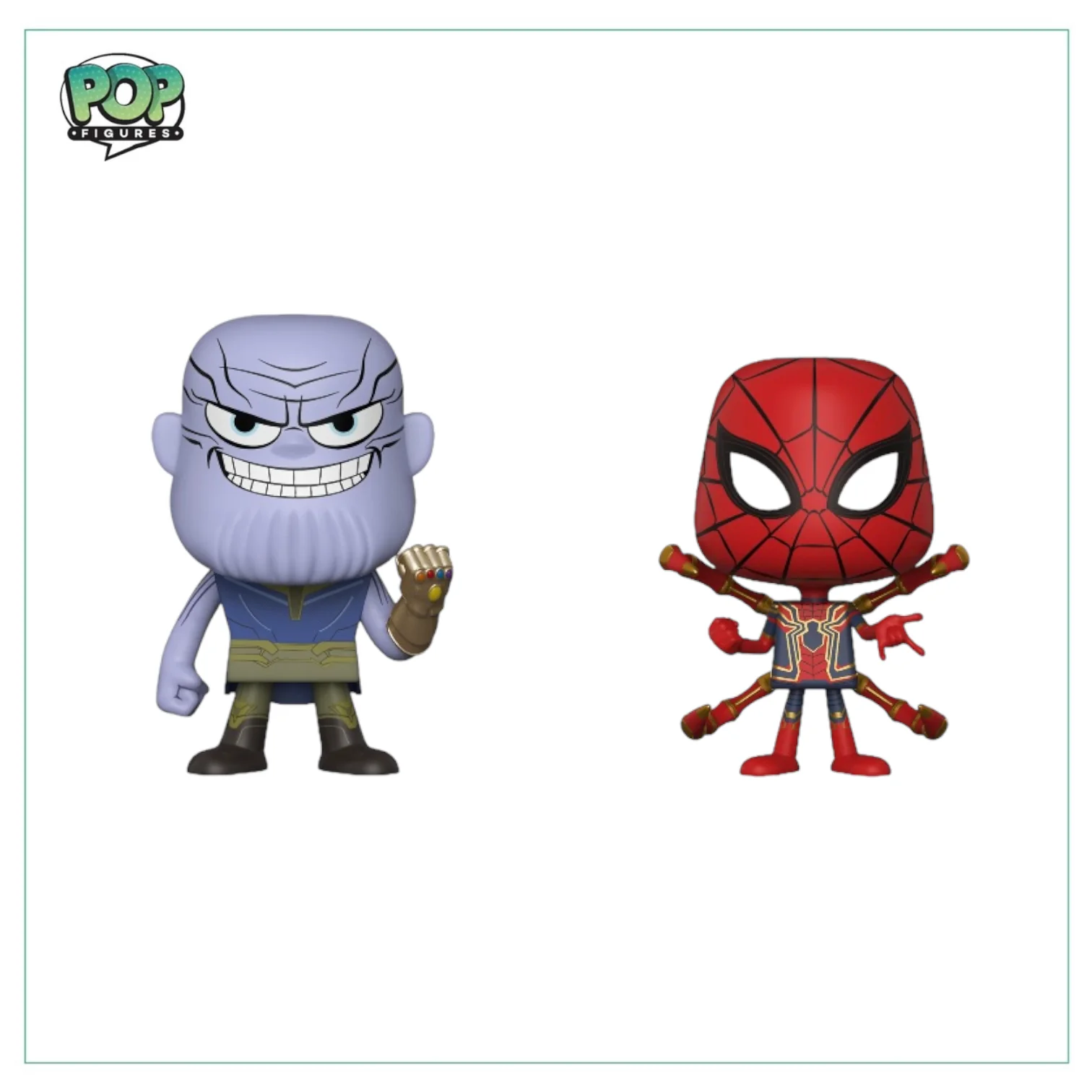 Thanos and Iron Spider 2 Pack Funko Vynl. - Infinity War - Marvel - Image 2