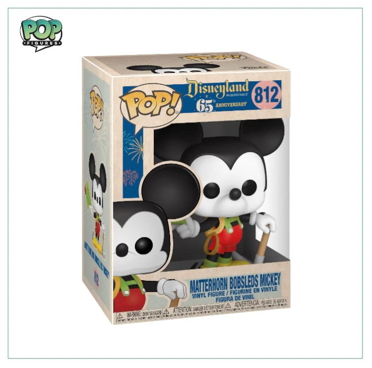 Matterhorn Bobsleds Mickey #812 Funko Pop! - Disneyland 65th Anniversary