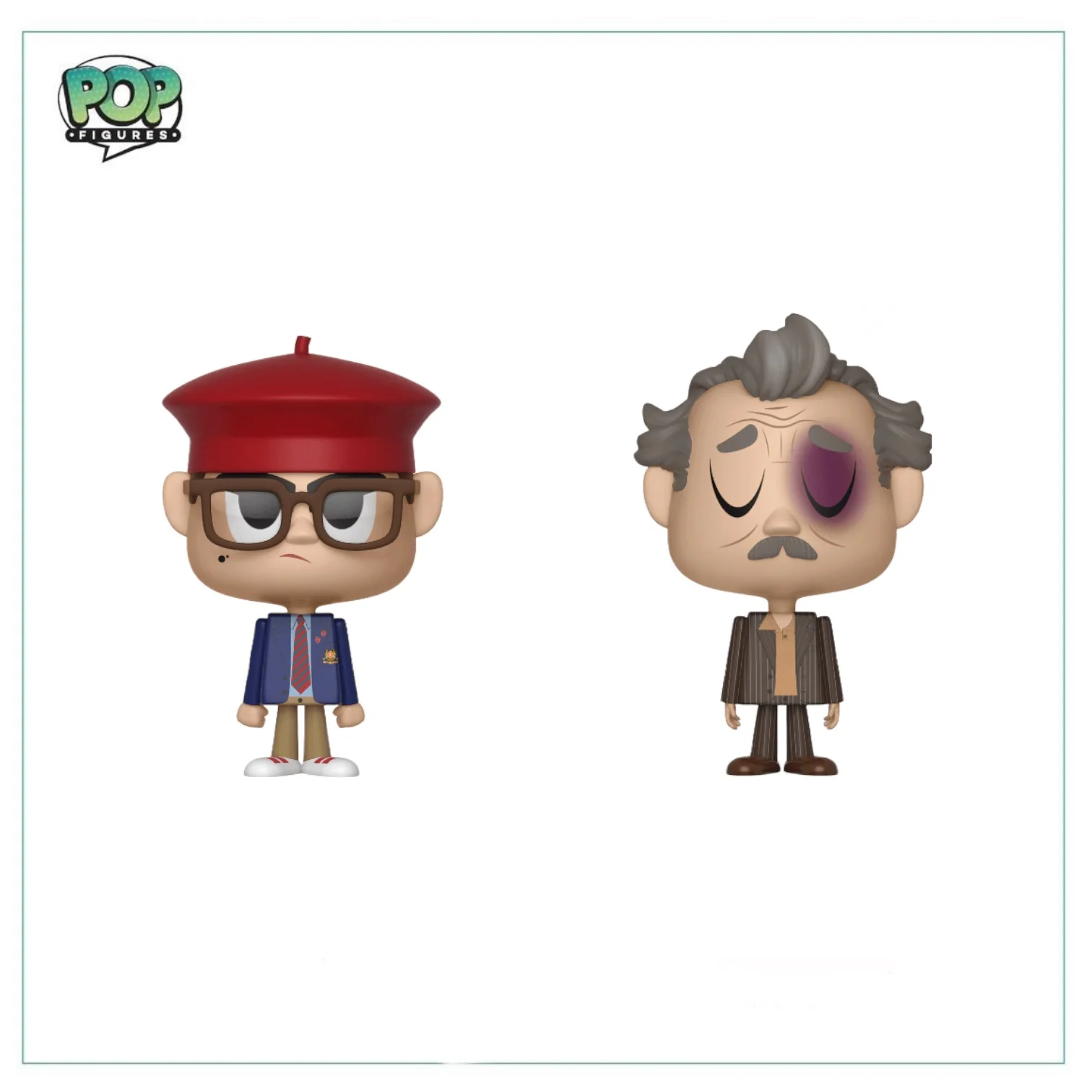 Max Fischer & Herman Blume 2 Pack Deluxe Vinyl! Rushmore, 2018 NYCC, 2,400pcs Limited Edition - Image 2