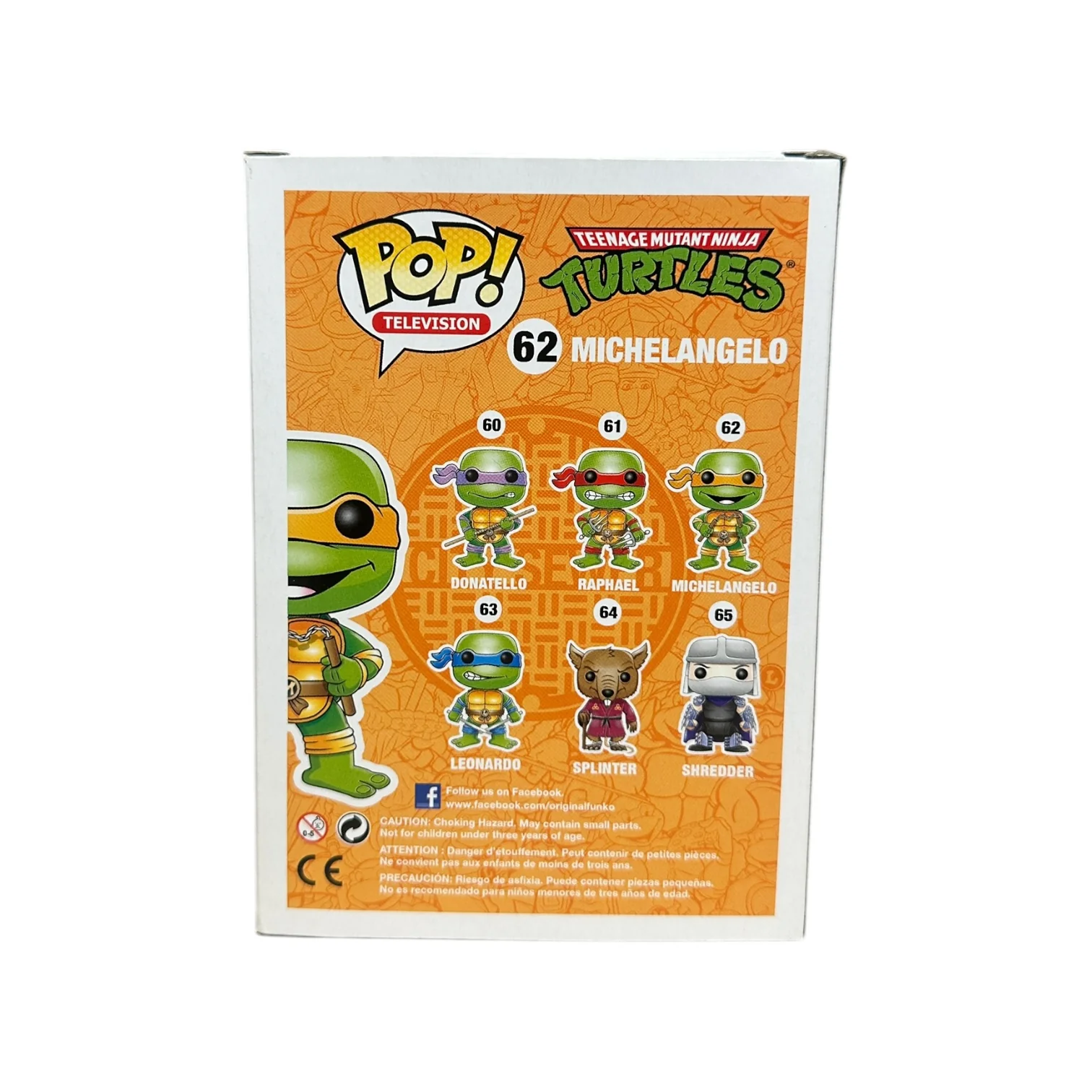 Michelangelo #62 (Grayscale) Funko Pop! - Teenage Mutant Ninja Turtles - Coast City Styles Exclusive LE2000 Pcs - Condition 7/10 - Image 3