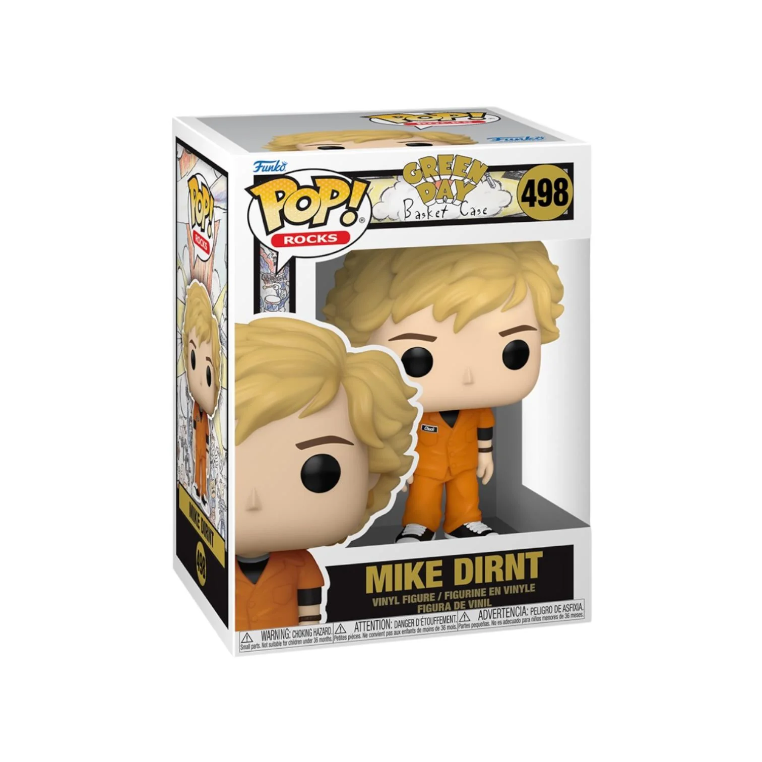 Mike Dirnt #498 Funko Pop - Green Day: Basket Case - PREORDER