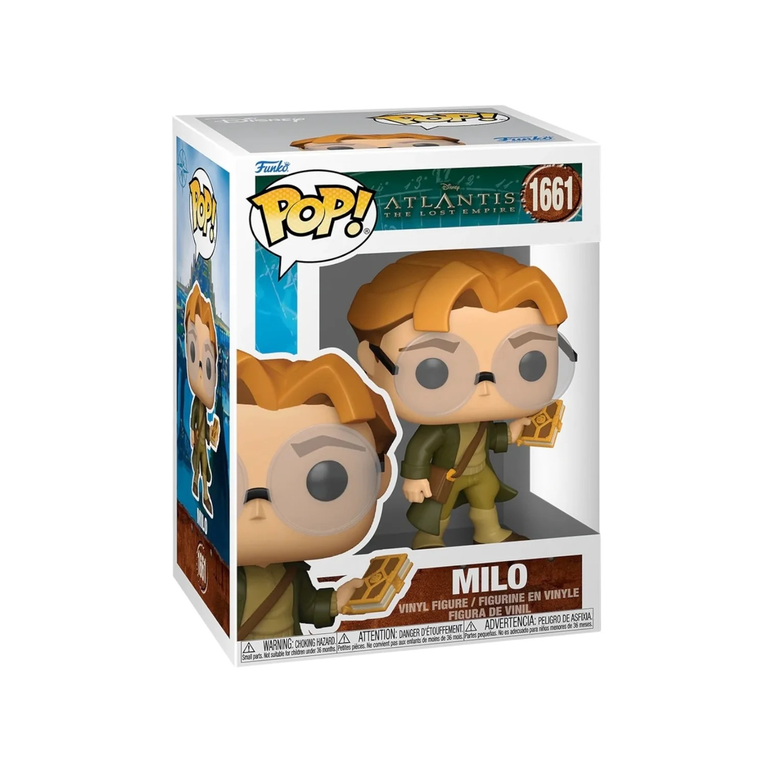Milo #1661 Funko Pop - Atlantis: The Lost Empire - Disney