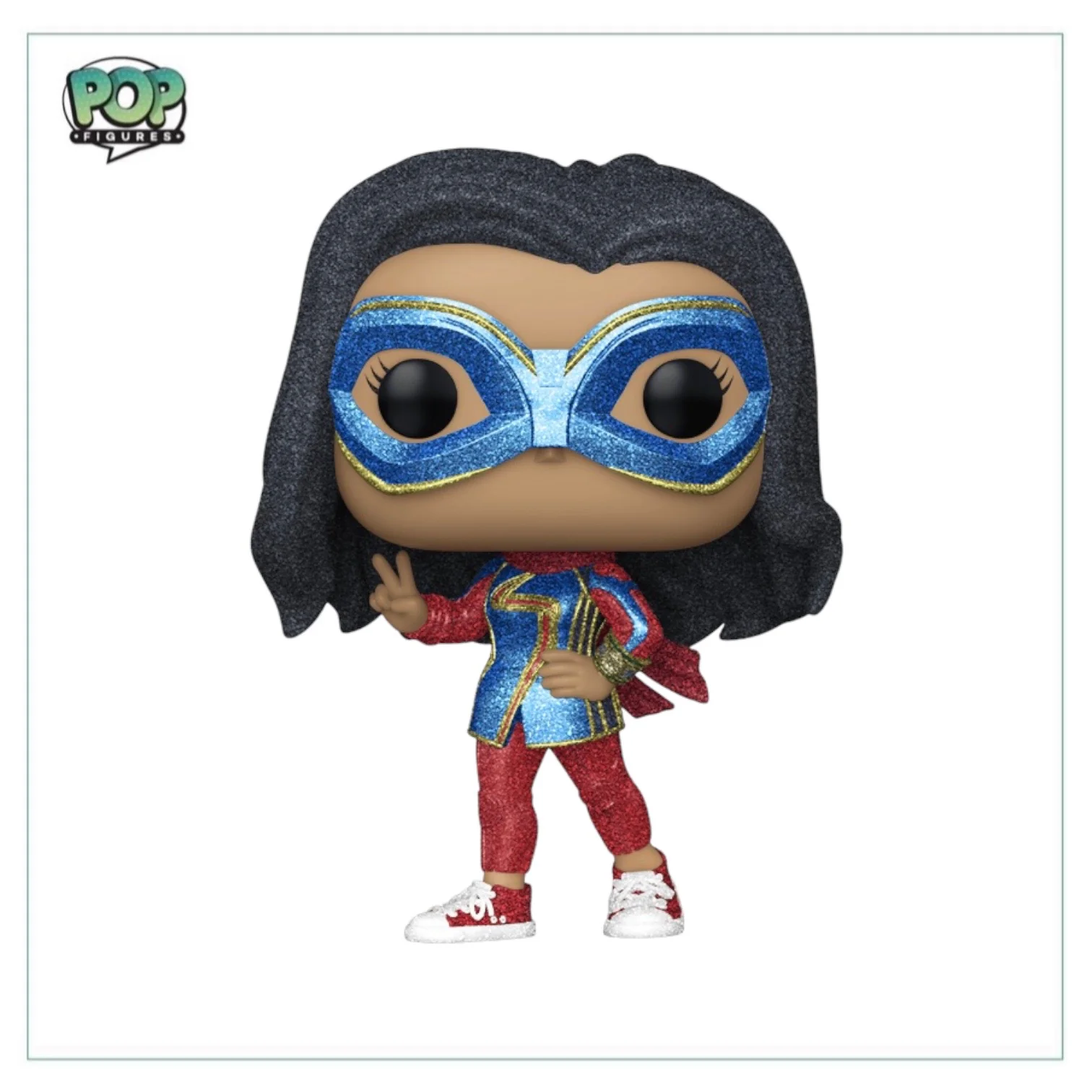 Ms. Marvel #1077 (Diamond Collection) Funko Pop! - Ms. Marvel - Hot Topic Exclusive - Image 2