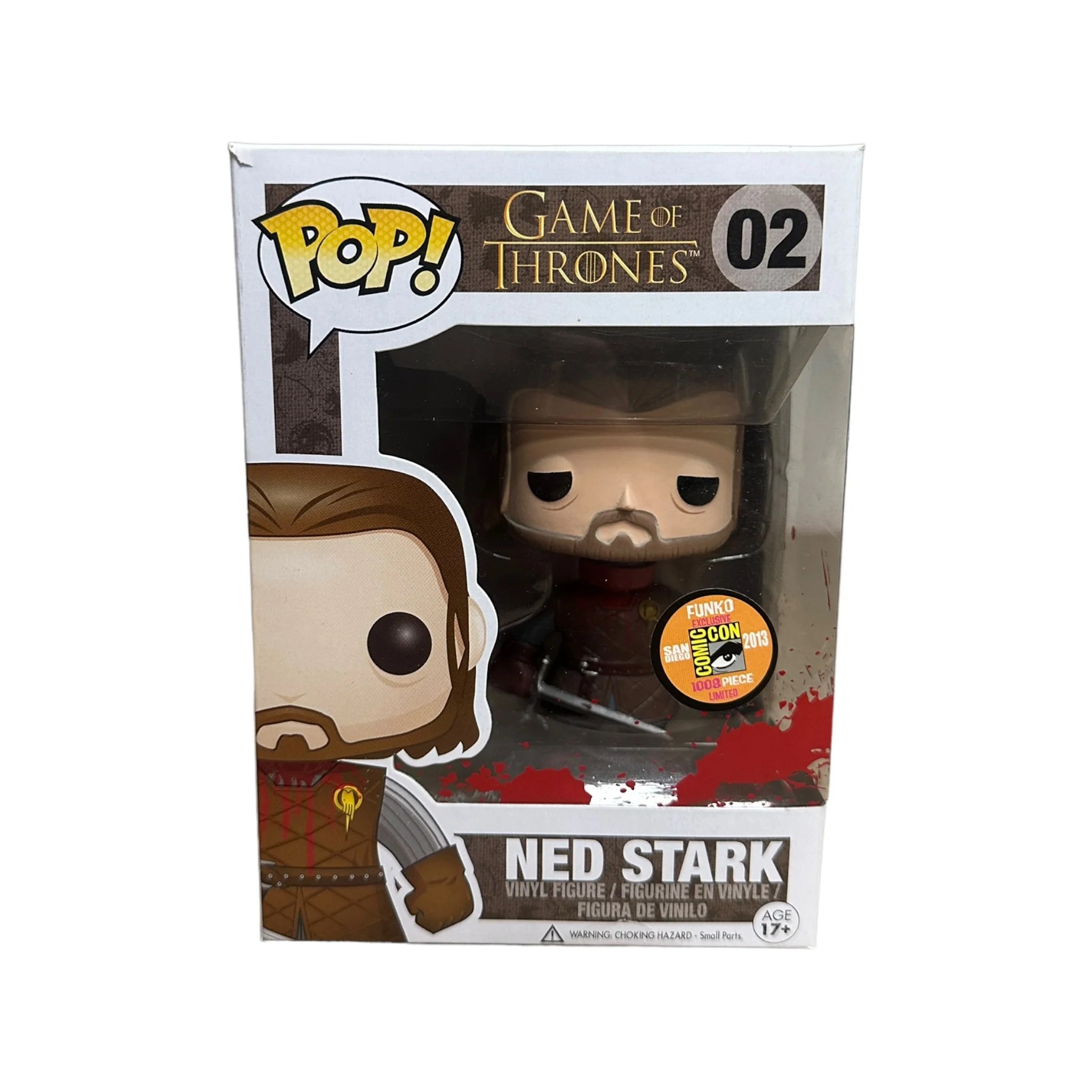 Ned Stark #02 (Headless) Funko Pop! - Game of Thrones - SDCC 2013 Exclusive LE1008 Pcs - Condition 7.5/10
