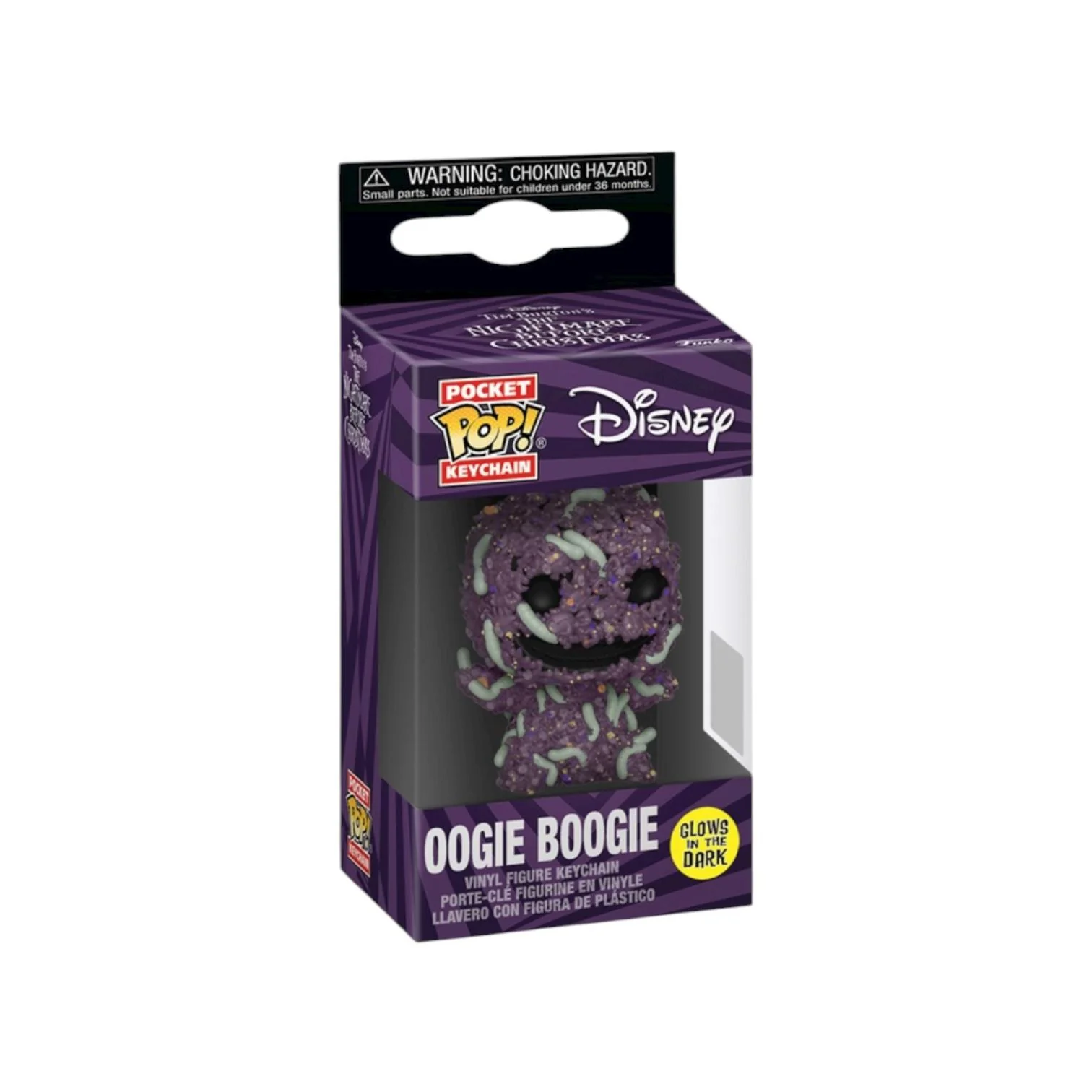 Oogie Boogie (Glows in the Dark) Funko Pocket Pop Keychain - The Nightmare Before Christmas
