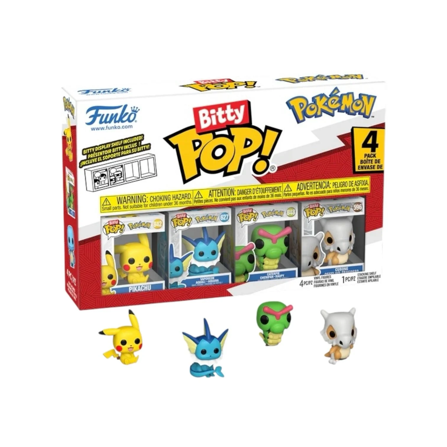 Pikachu Funko 4 Pack Bitty Pop - Pokémon