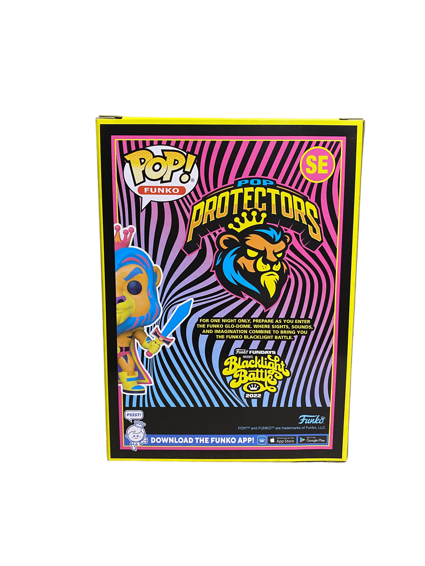 Pop Protectors (Blacklight) Funko Pop! - SDCC 2022 Box Of Fun Exclusive LE6250 Pcs - Condition 9.5/10 - Image 4