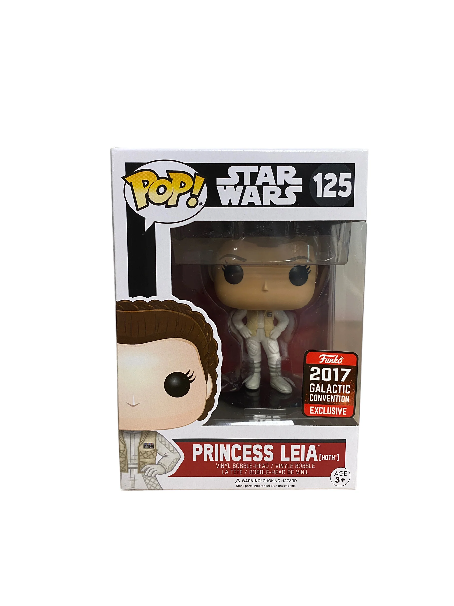Princess Leia [Hoth] #125 Funko Pop! - Star Wars - Galactic Convention 2017 Exclusive - Condition 8.75/10 - Image 2