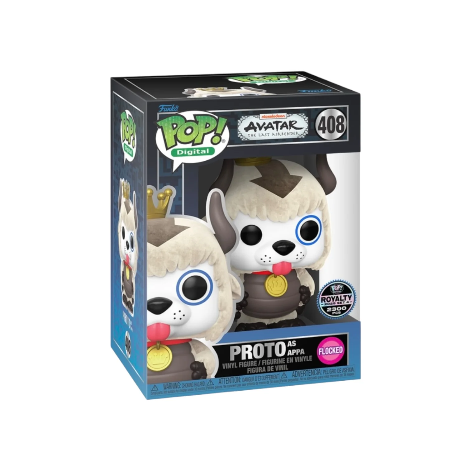 Proto as Appa #408 (Flocked) Funko Pop! - Avatar: The Last Airbender - NFT Release Exclusive LE1767 Pcs