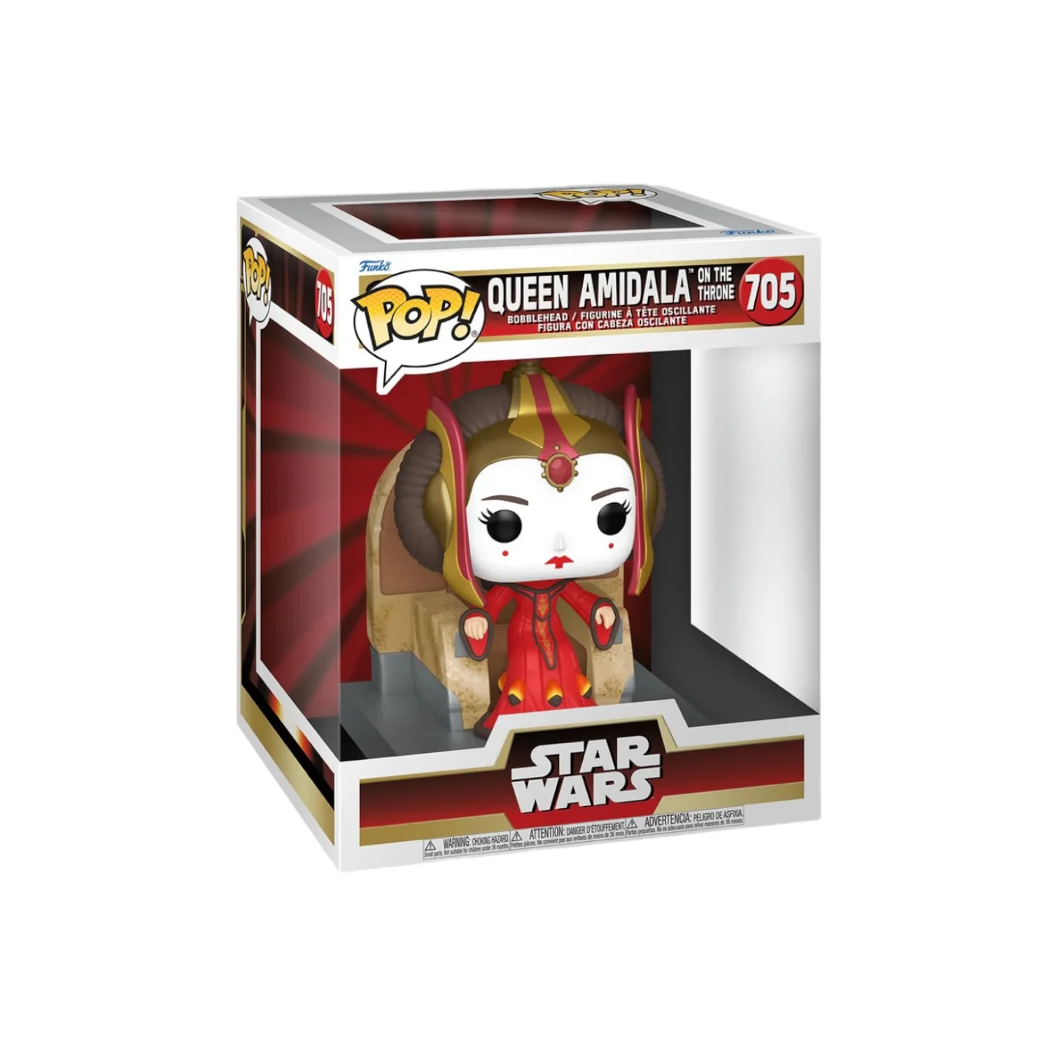 Queen Amidala on the Throne #705 Funko Pop! Deluxe Star Wars