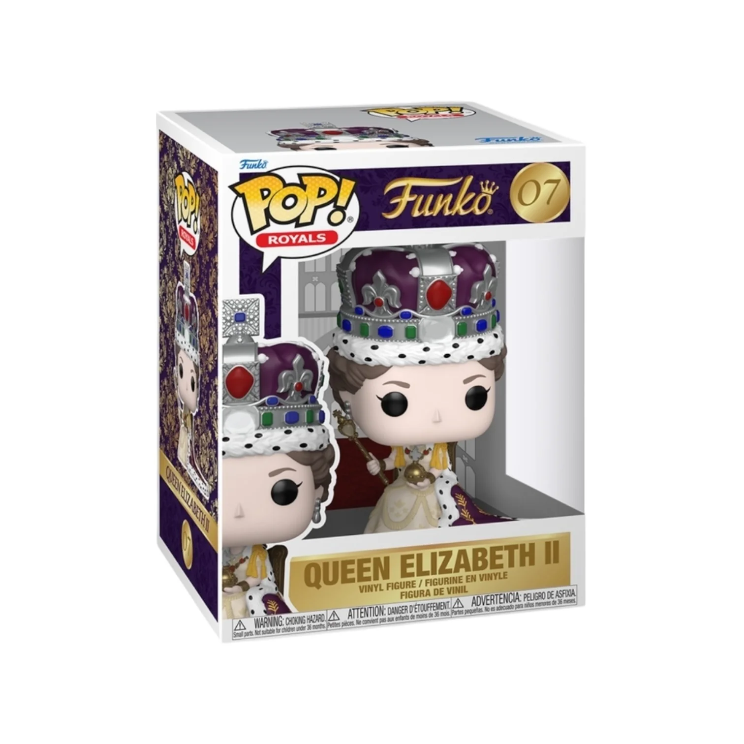 Queen Elizabeth II (Coronation) #07 Funko Pop! Premium - Queen Elizabeth II