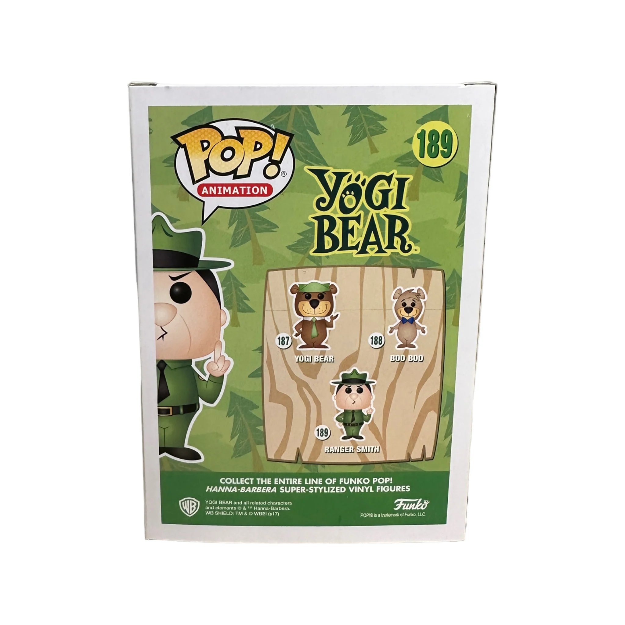 Ranger Smith #189 Funko Pop! - Yogi Bear - Funko Shop Exclusive LE5000 Pcs - Condition 7.5/10 - Image 3