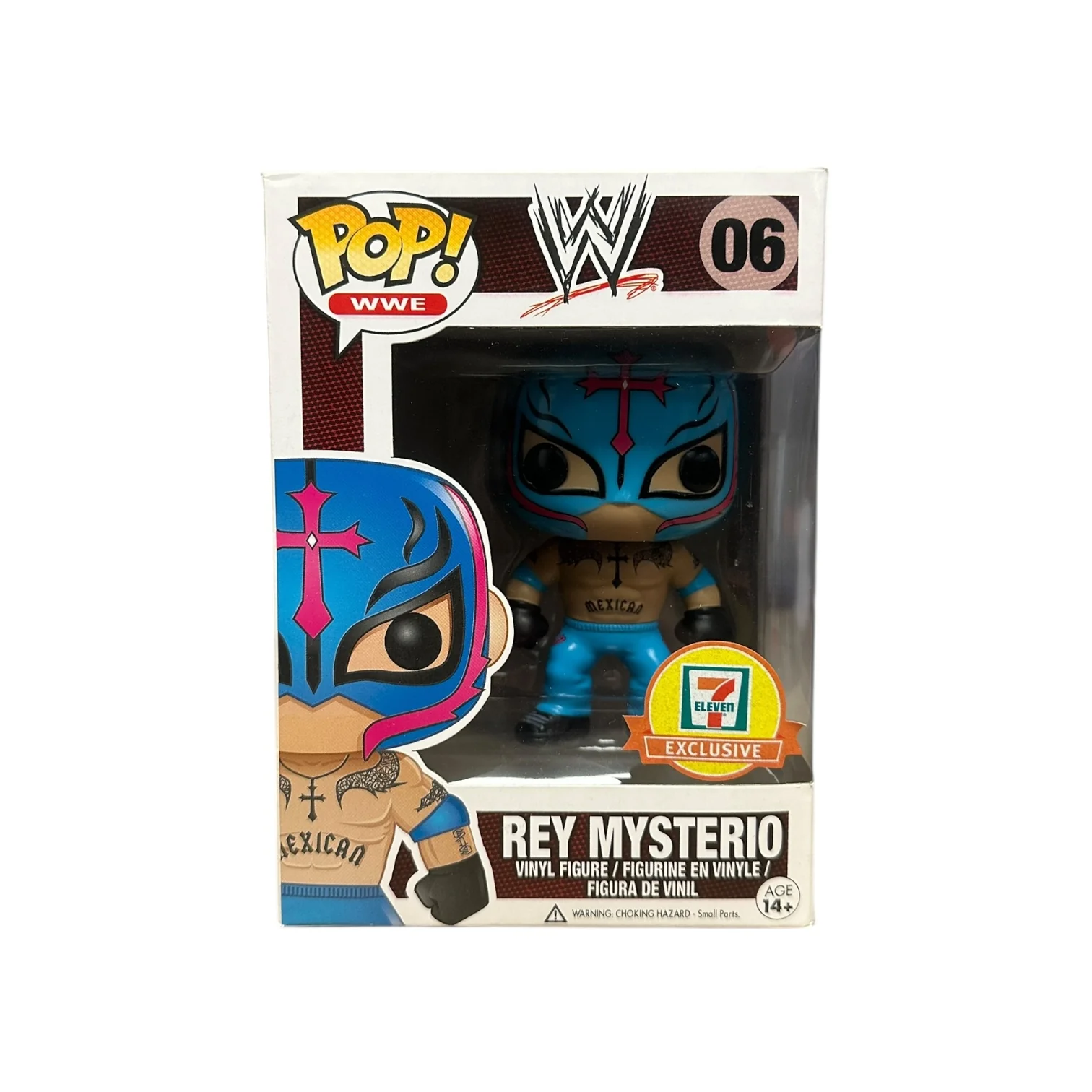 Rey Mysterio #06 (Light Blue) Funko Pop! - WWE - 7-Eleven Exclusive - Condition 7/10