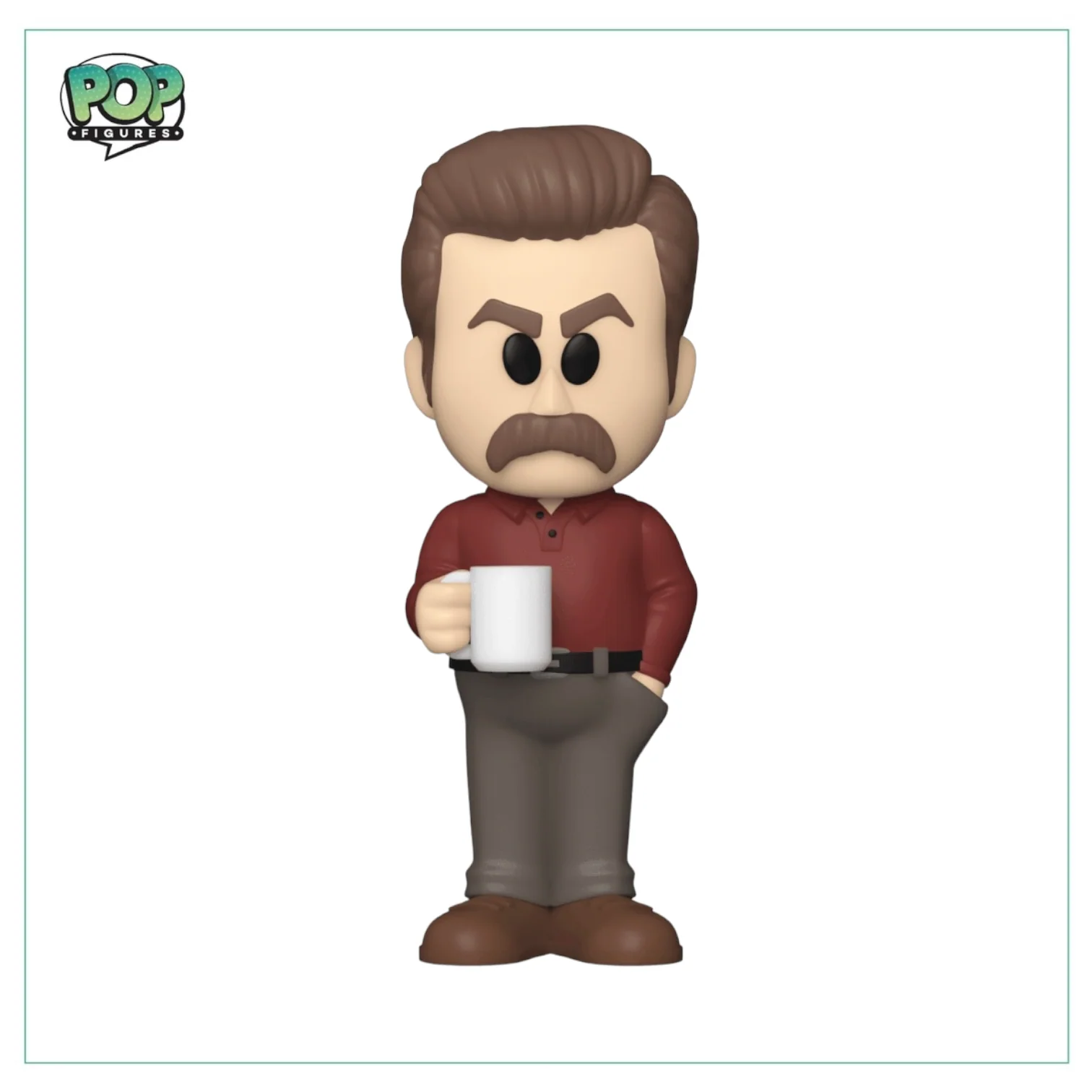 Ron Swanson Funko Soda Vinyl Figure! - Parks and Recreation - LE15000Pcs - Chance Of Chase - Image 3